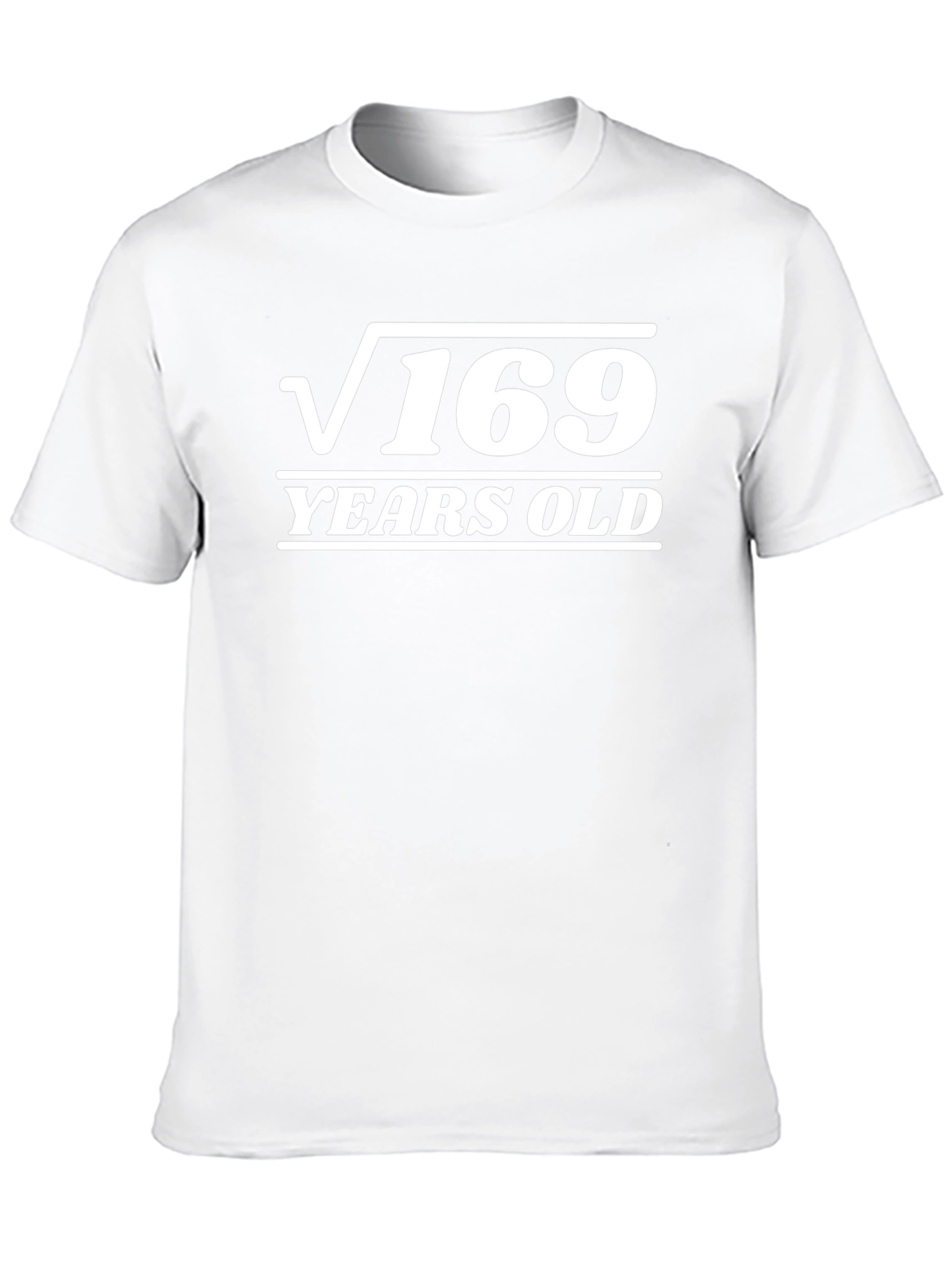 Black Funny 13th Birthday T-Shirt - Square Root of 169 view 10