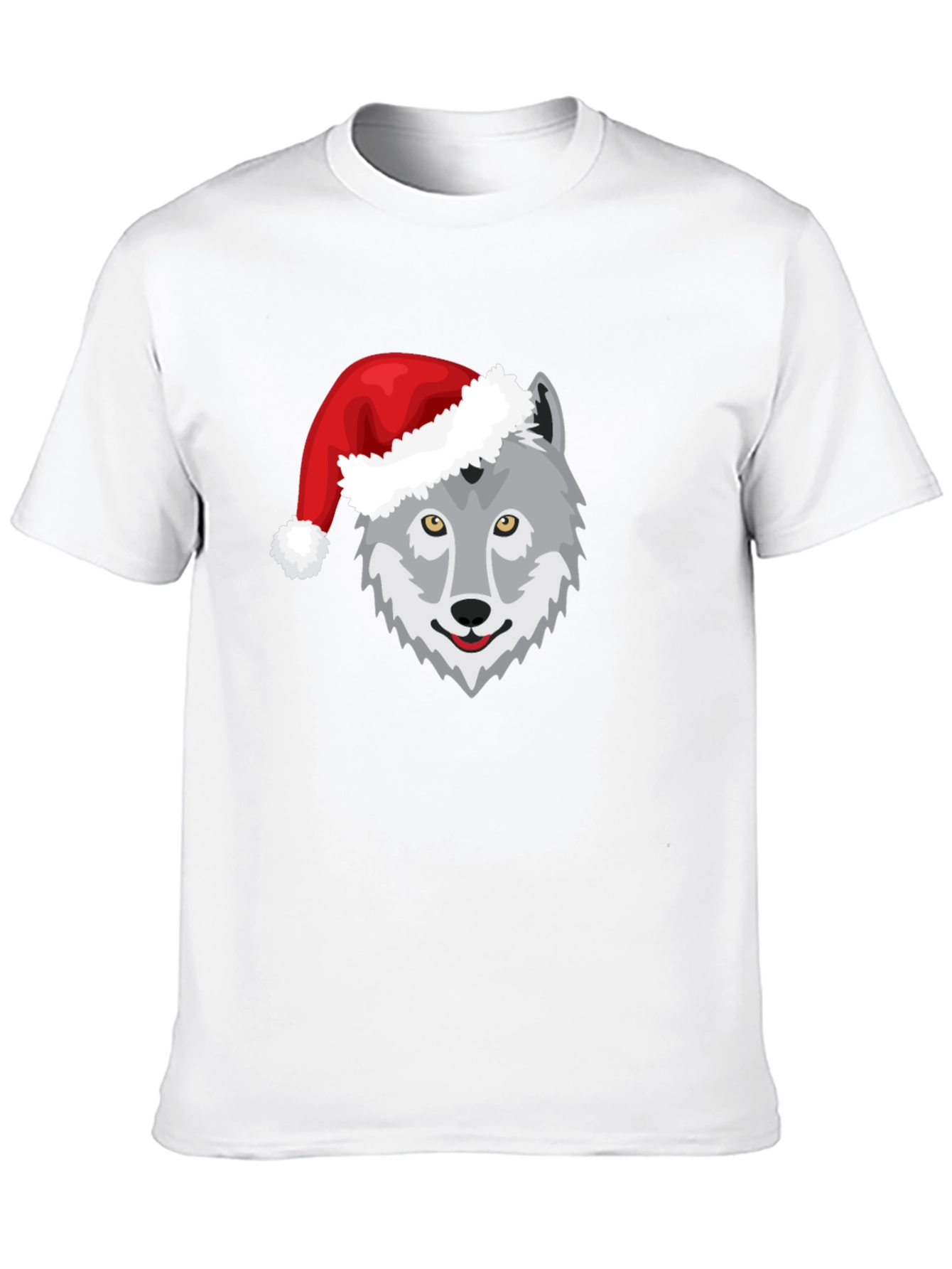 Black Wolf Christmas T-Shirt view 10