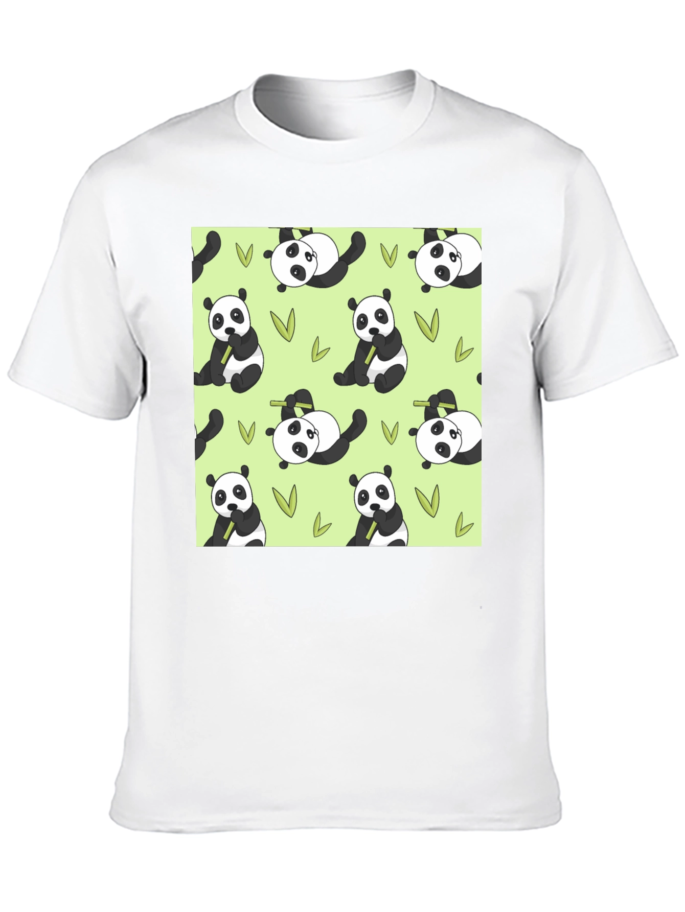 Black Panda Print T-Shirt - Cute Animal Tee view 10