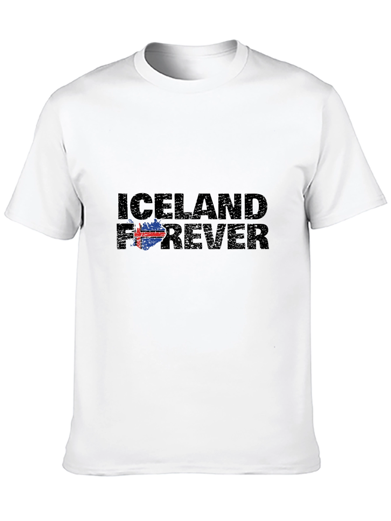 Black Iceland Forever Graphic Tee - Black T-Shirt view 10
