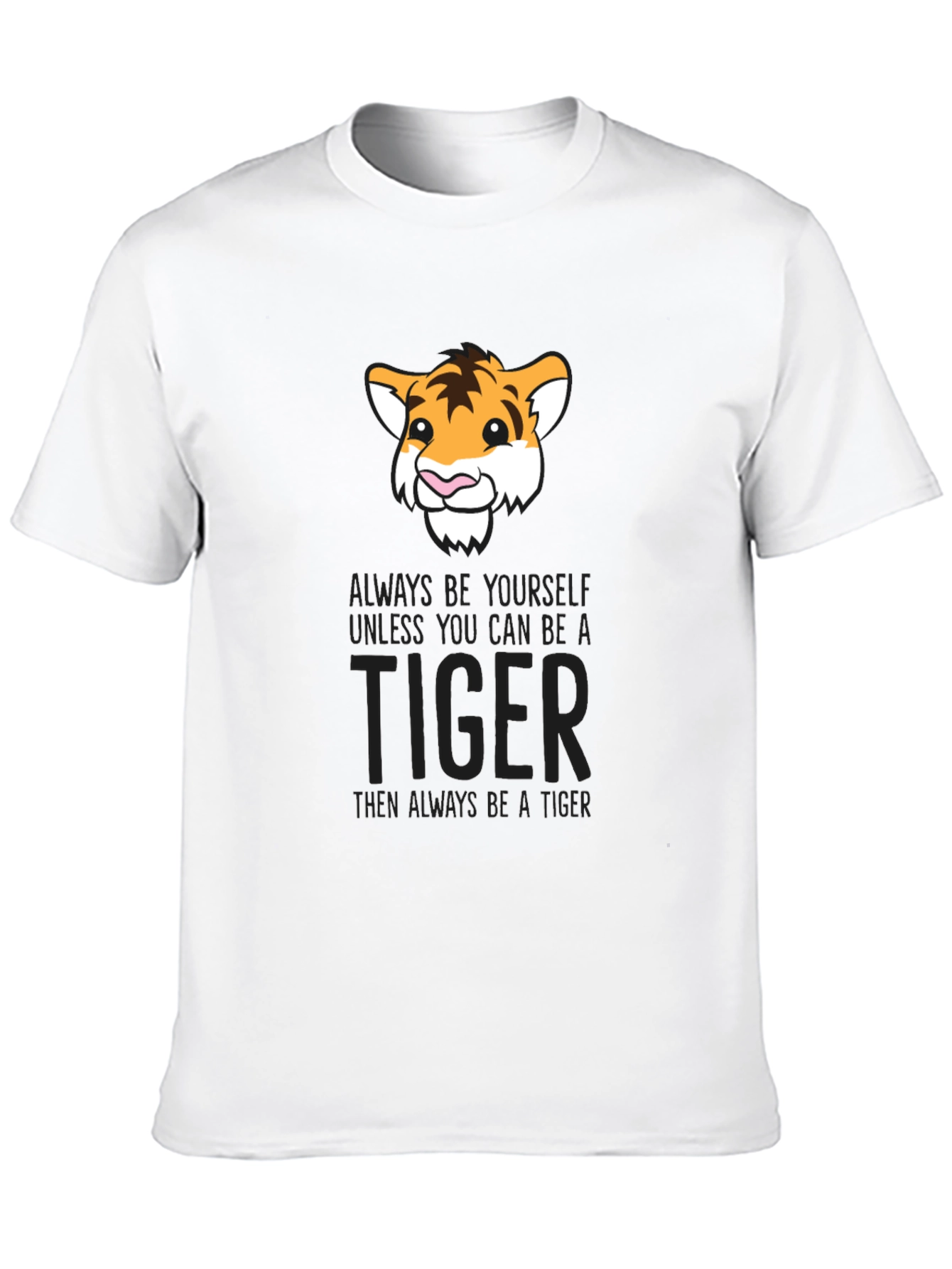 Black Tiger Graphic T-Shirt - Be Yourself view 10