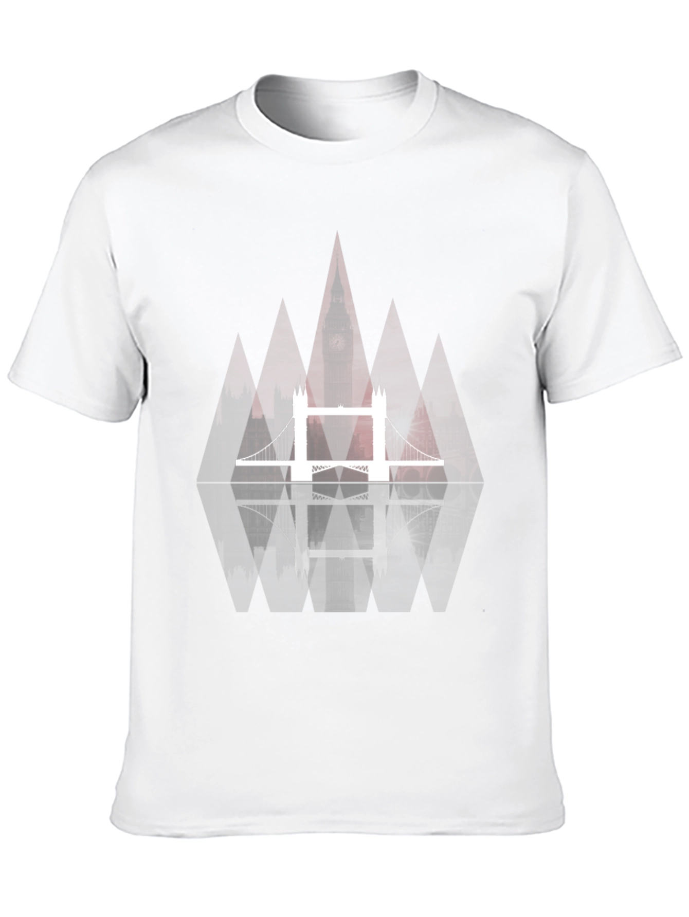 Black London Bridge Graphic Tee - Modern Design view 10