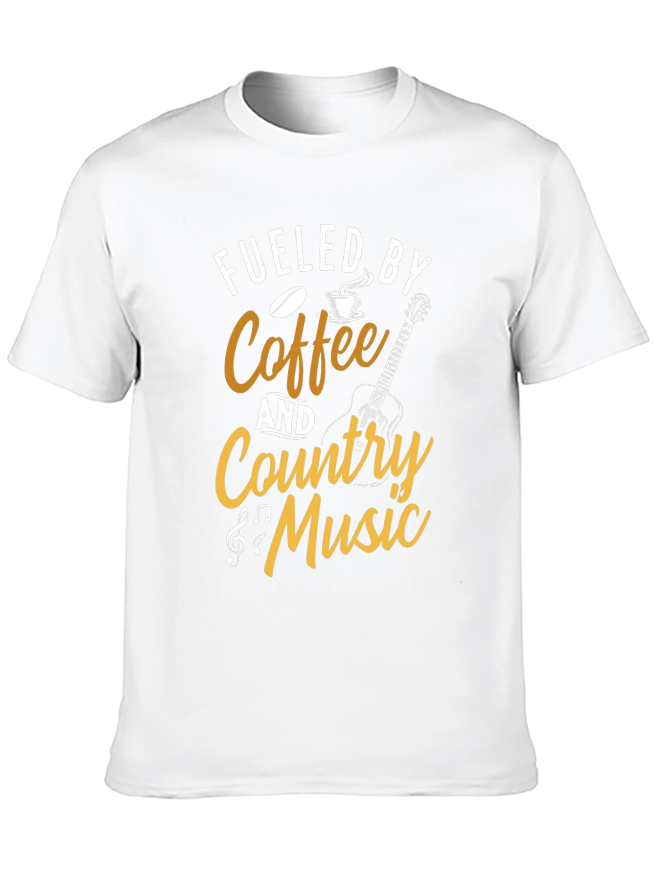 Black Fueled by Coffee & Country Music T-Shirt view 10