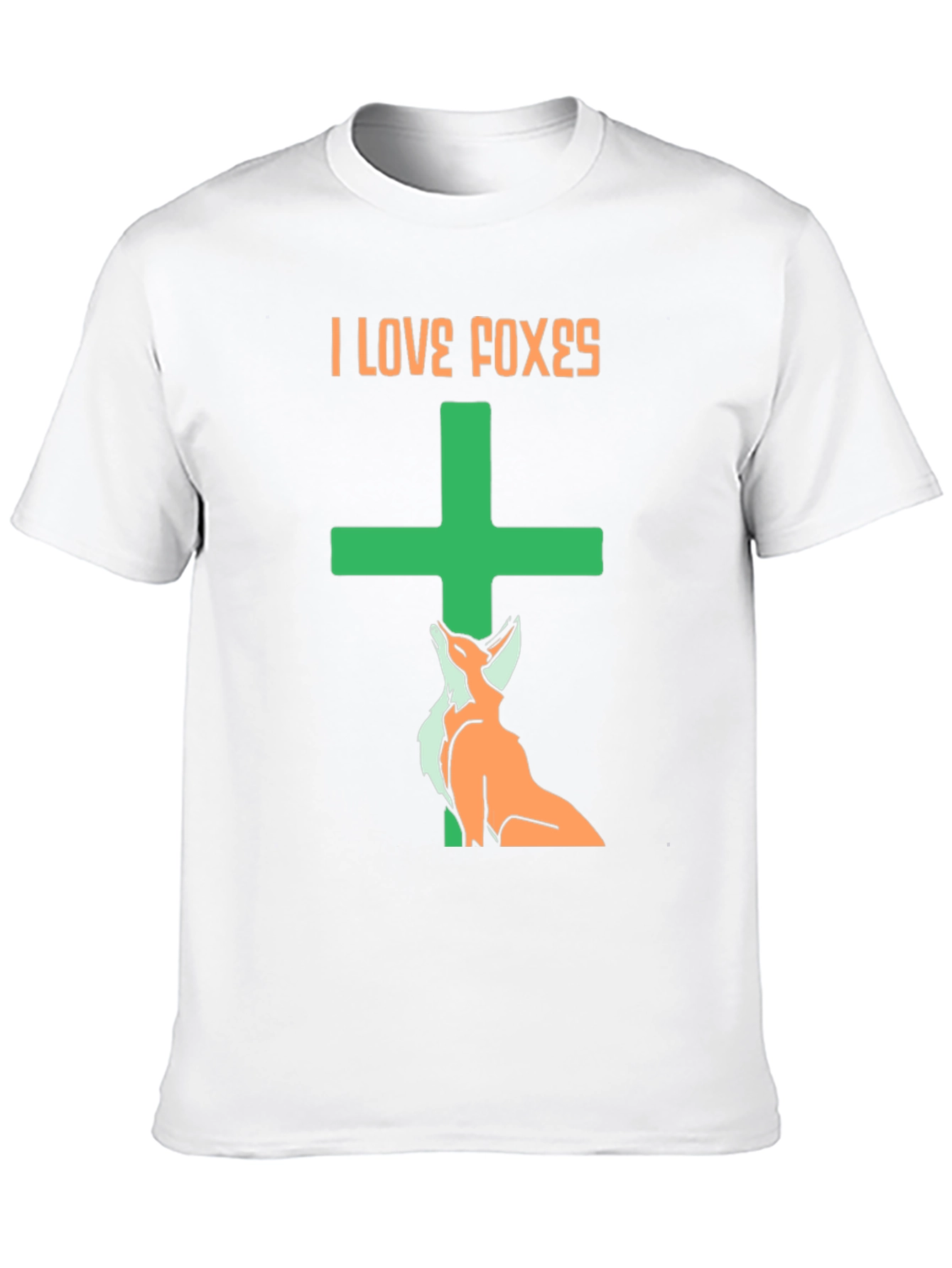 Black I Love Foxes Graphic Tee - Unisex view 10