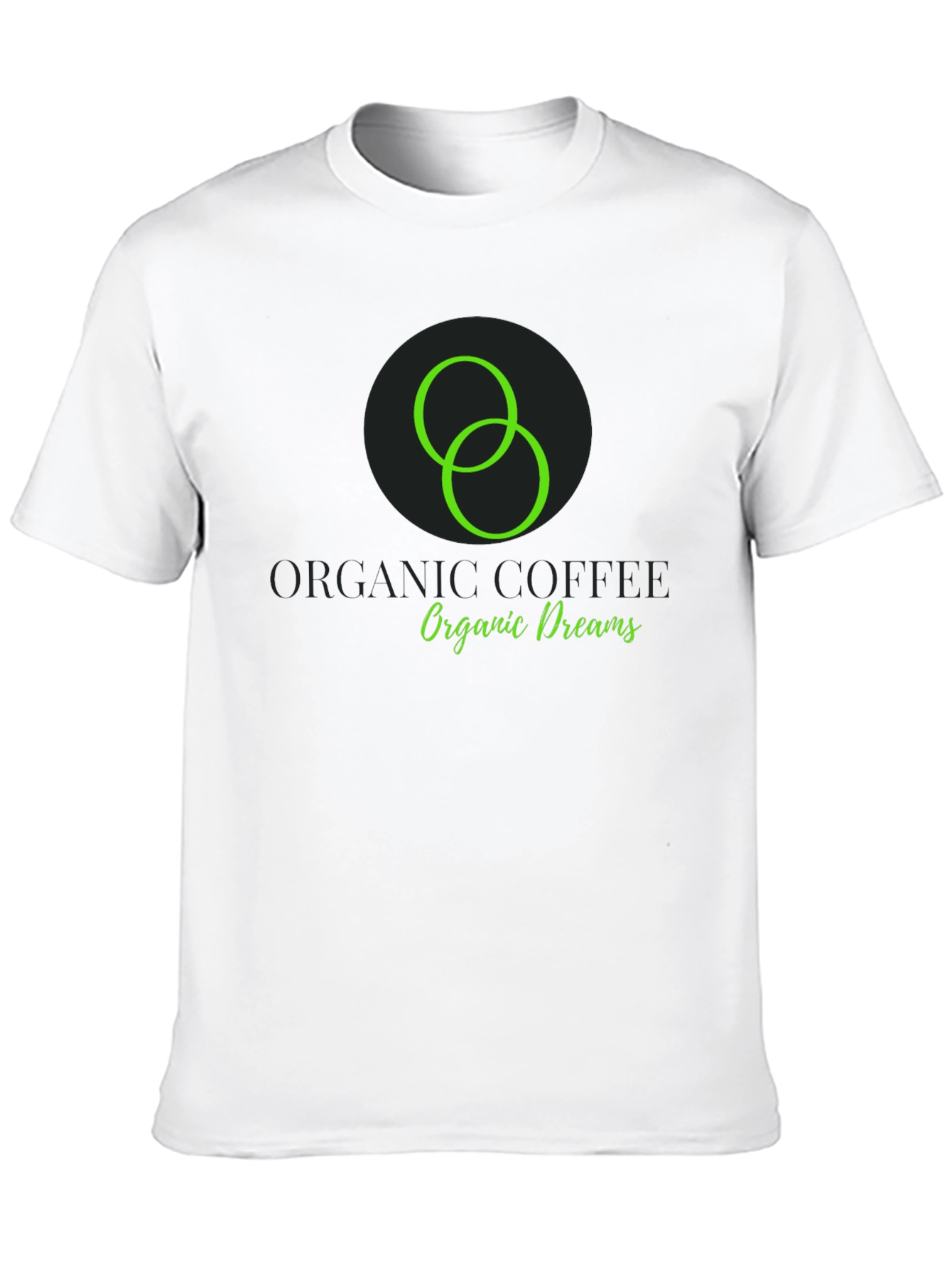 Black Organic Coffee Dreams Black T-Shirt view 10