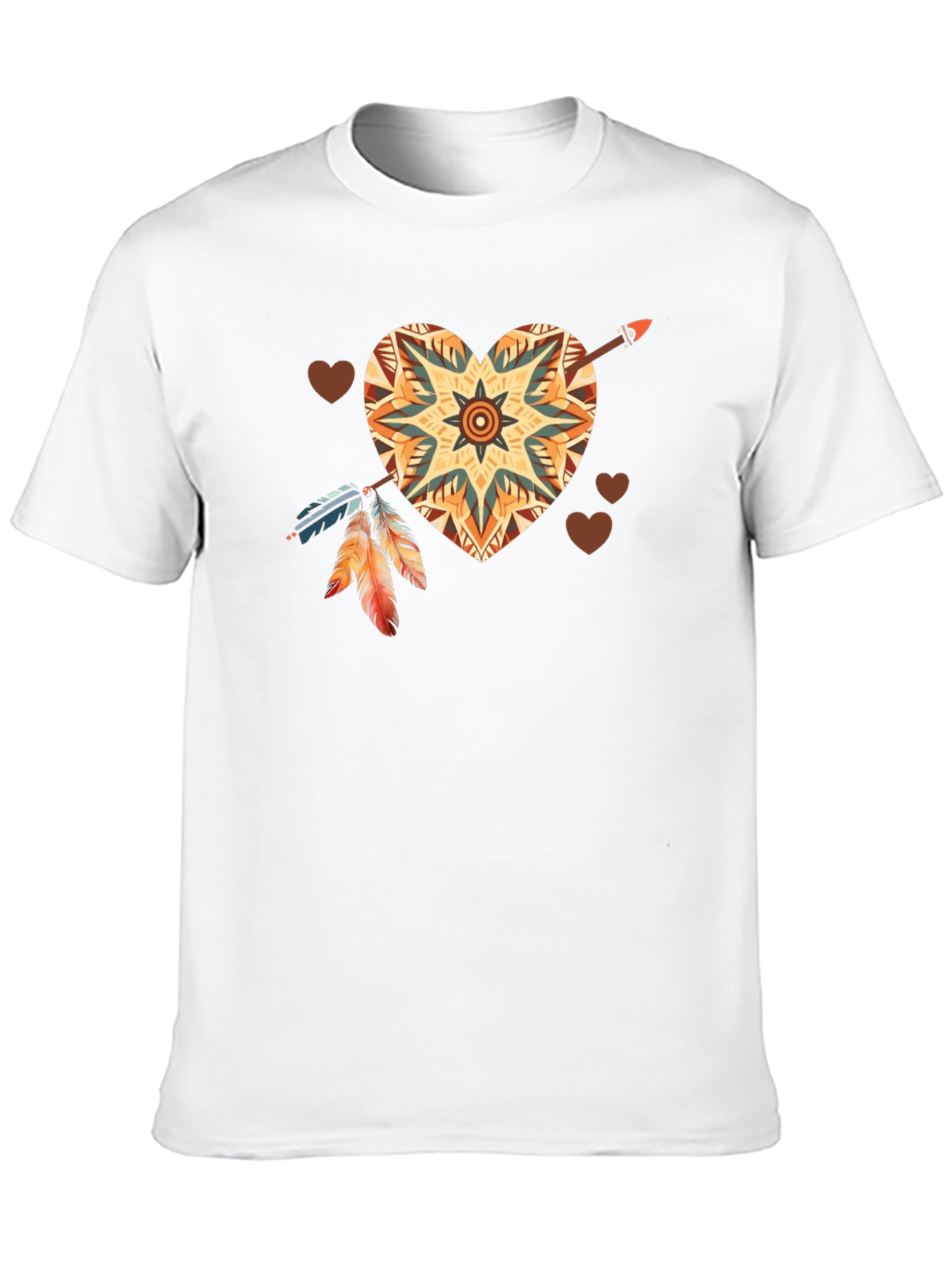 Black Heart Arrow Graphic Tee view 10