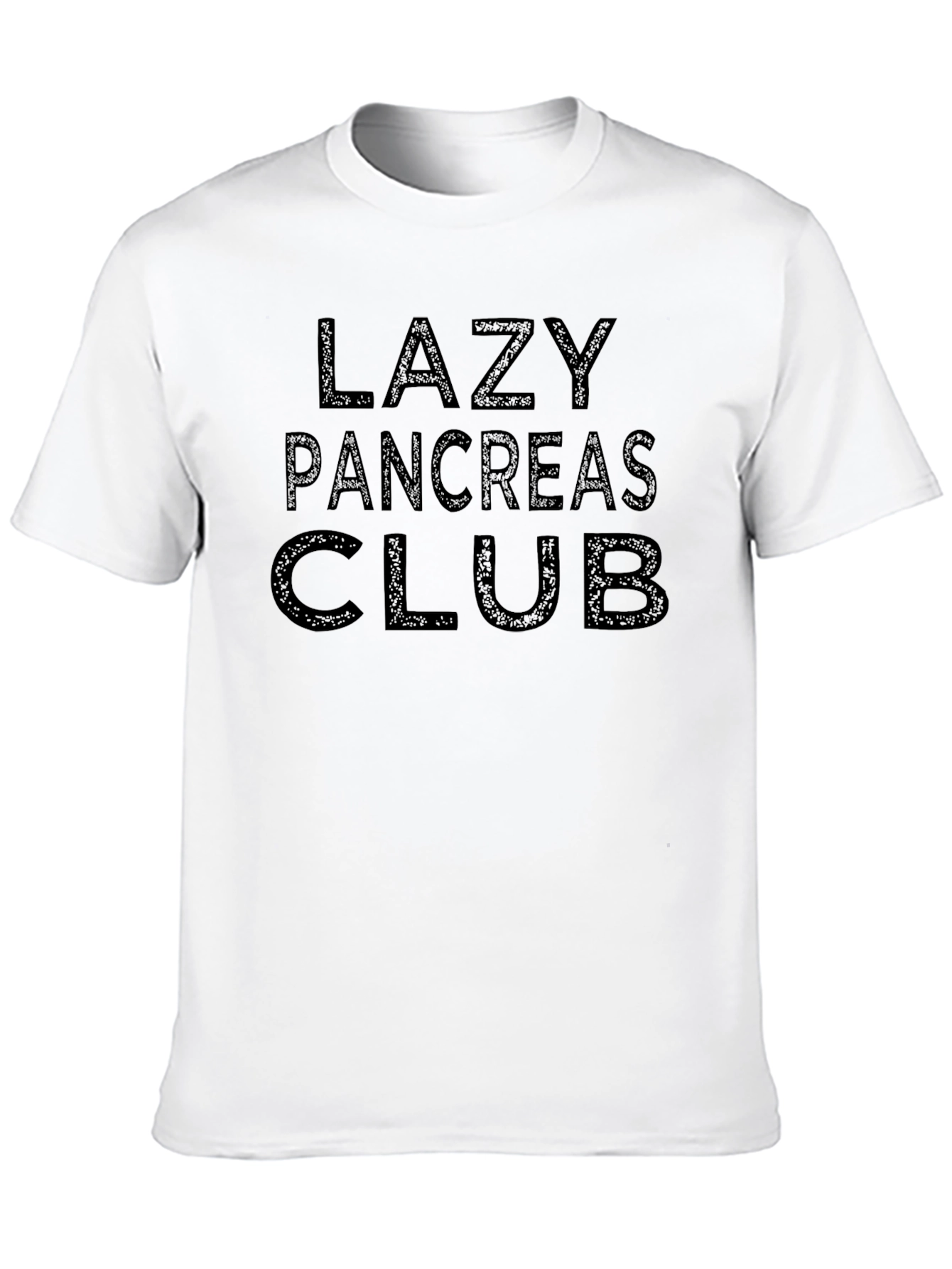 Black Lazy Pancreas Club Black T-Shirt view 10
