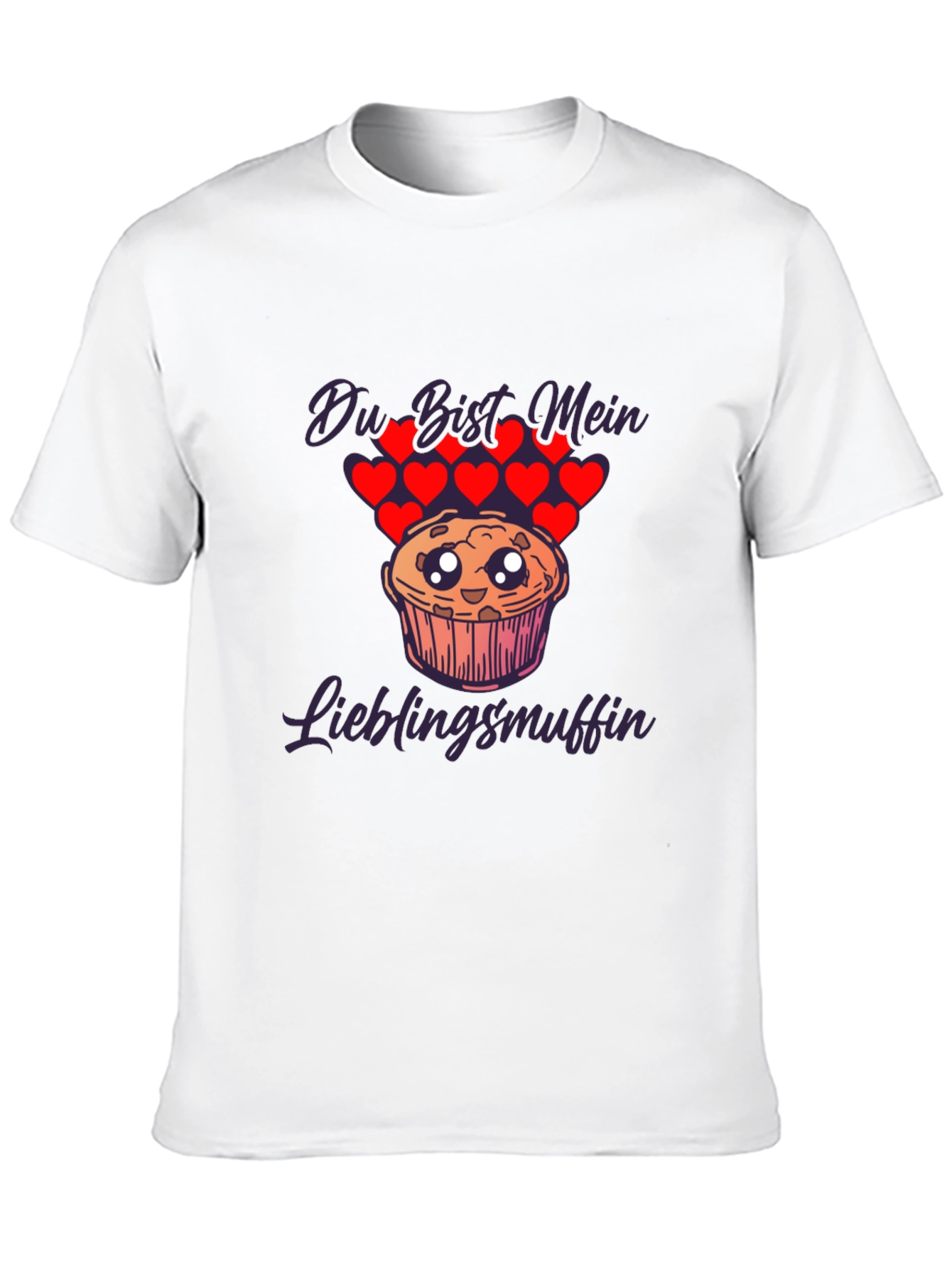 Black Du Bist Mein Lieblingsmuffin Graphic Tee view 10
