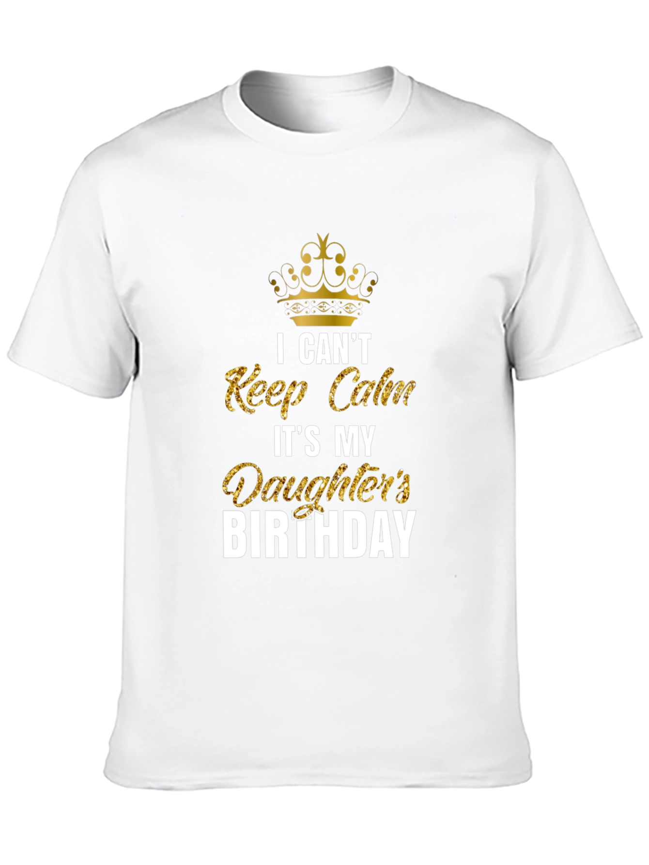 Black Daughter's Birthday Shirt - I Can't Keep Calm Tee view 10