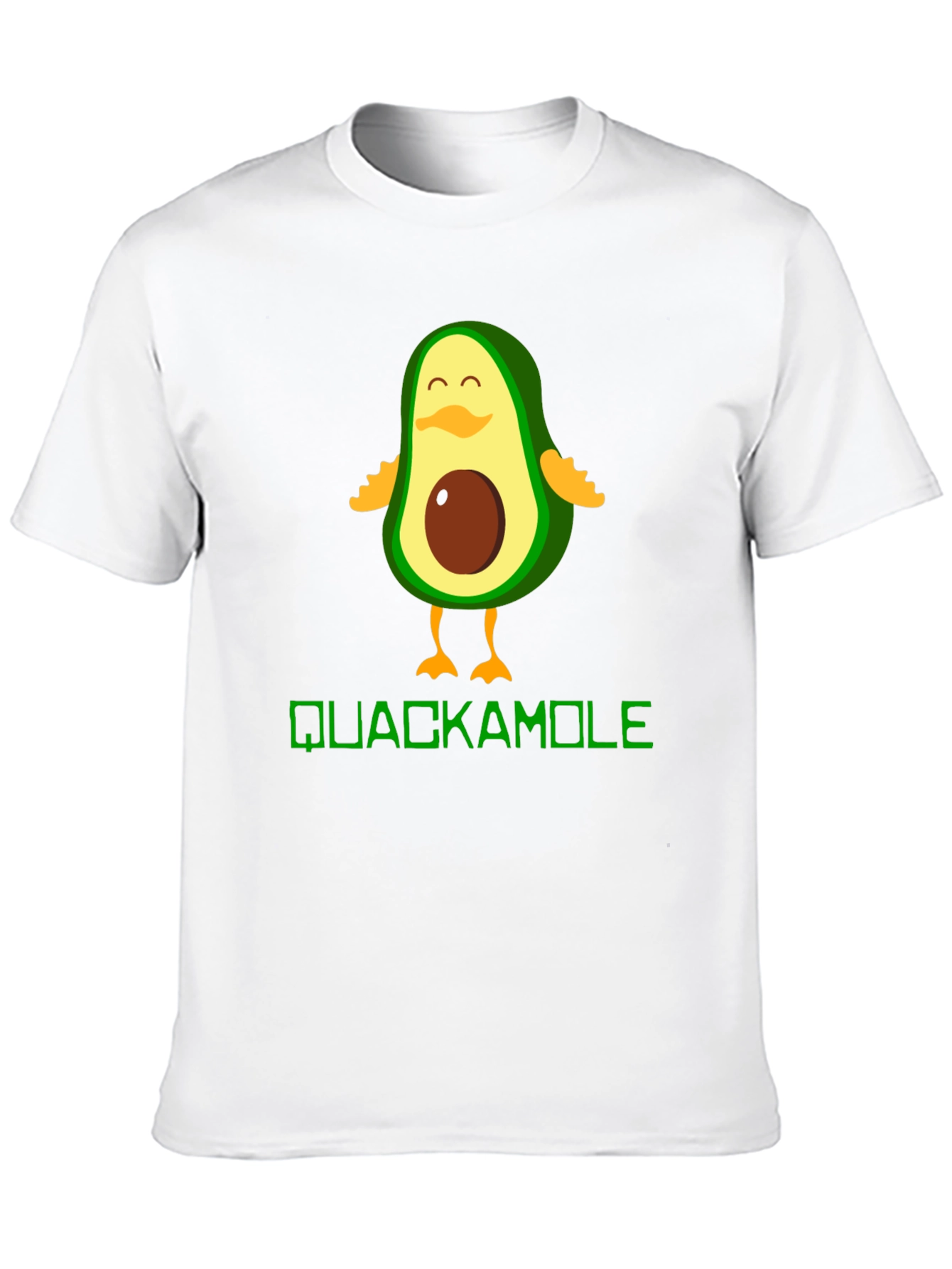 Black Quackamole Avocado Duck Graphic Tee view 10