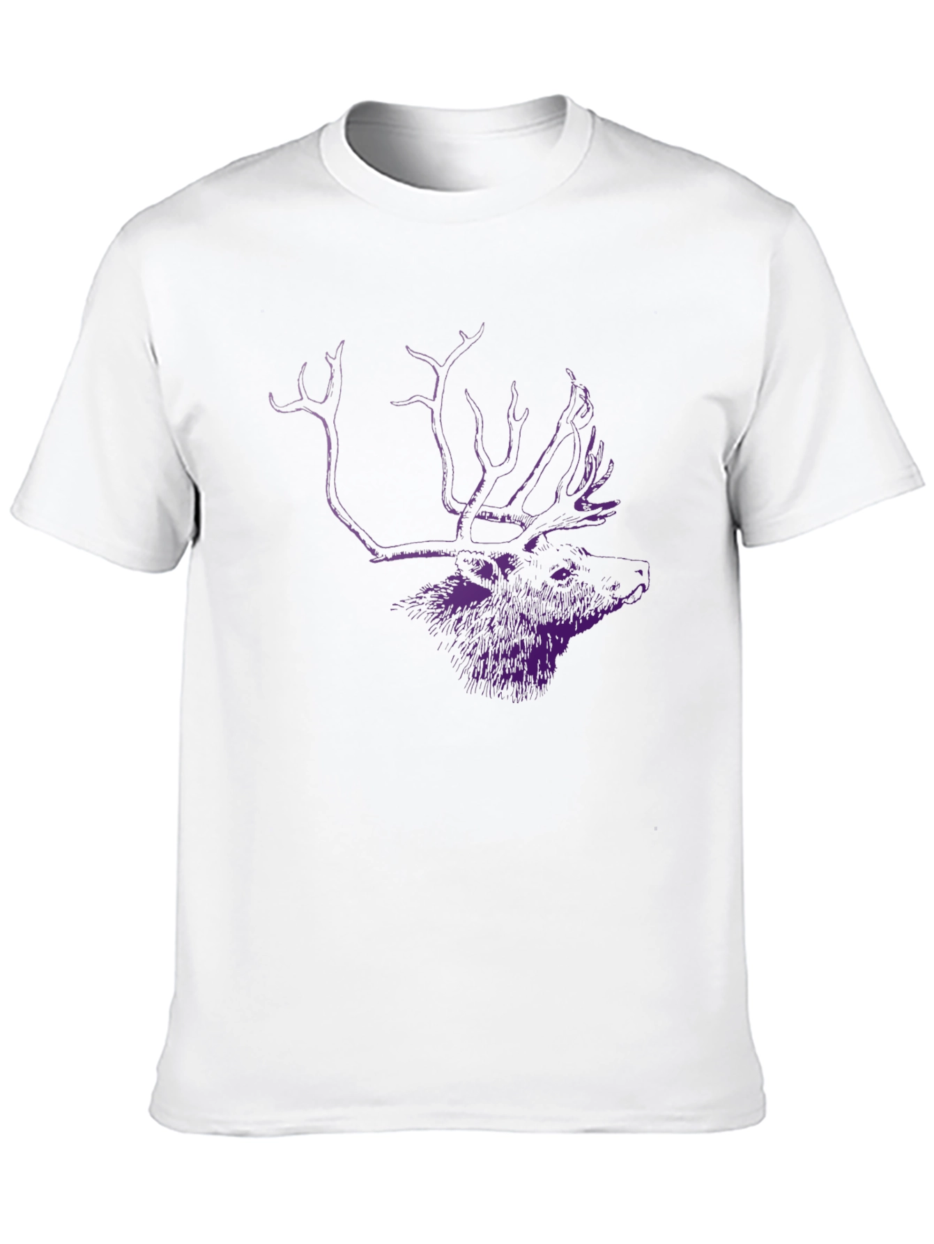 Black Black Deer Graphic Tee - Casual Style view 10