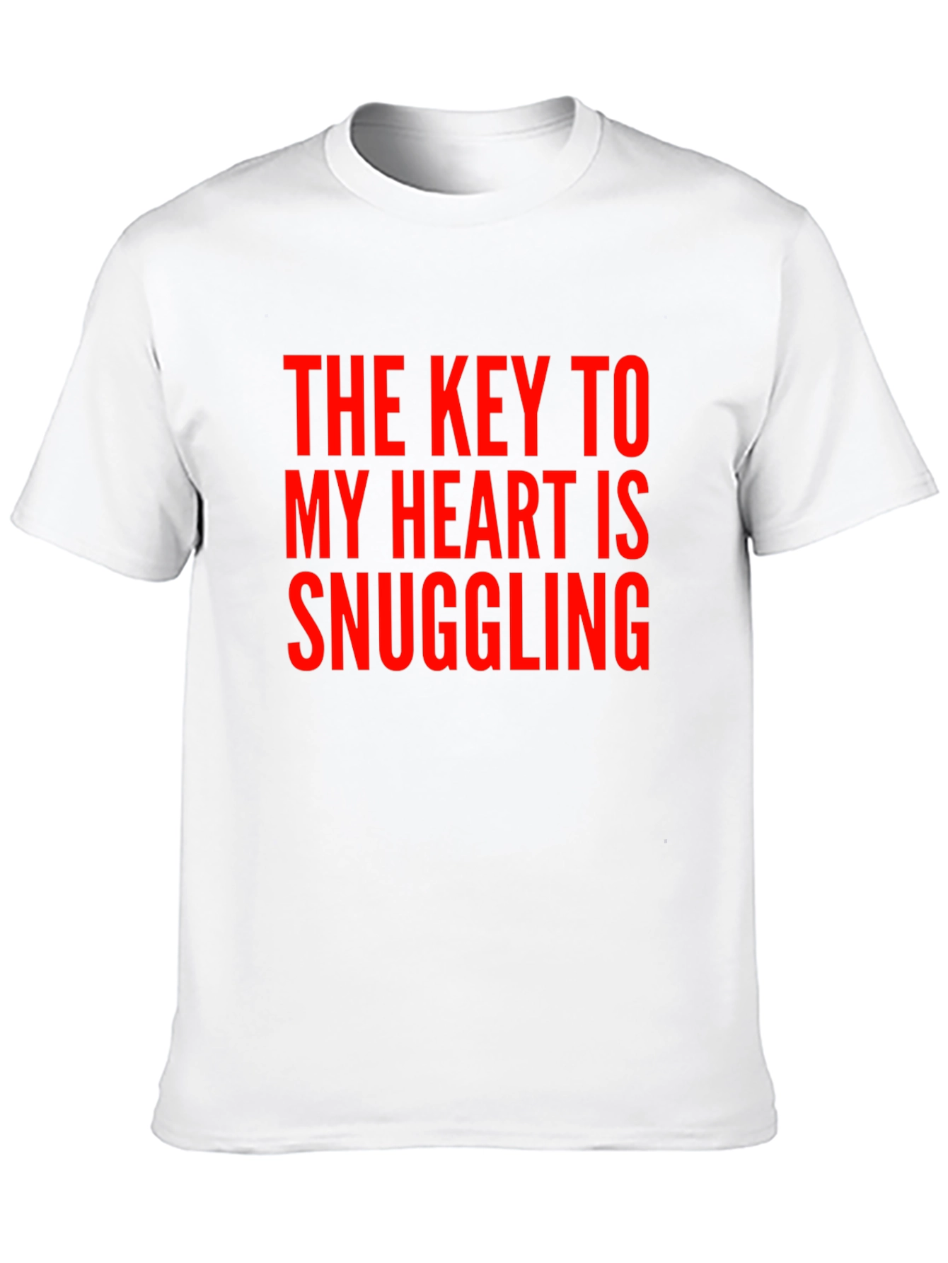 Black Snuggling Heart T-Shirt - Black view 10