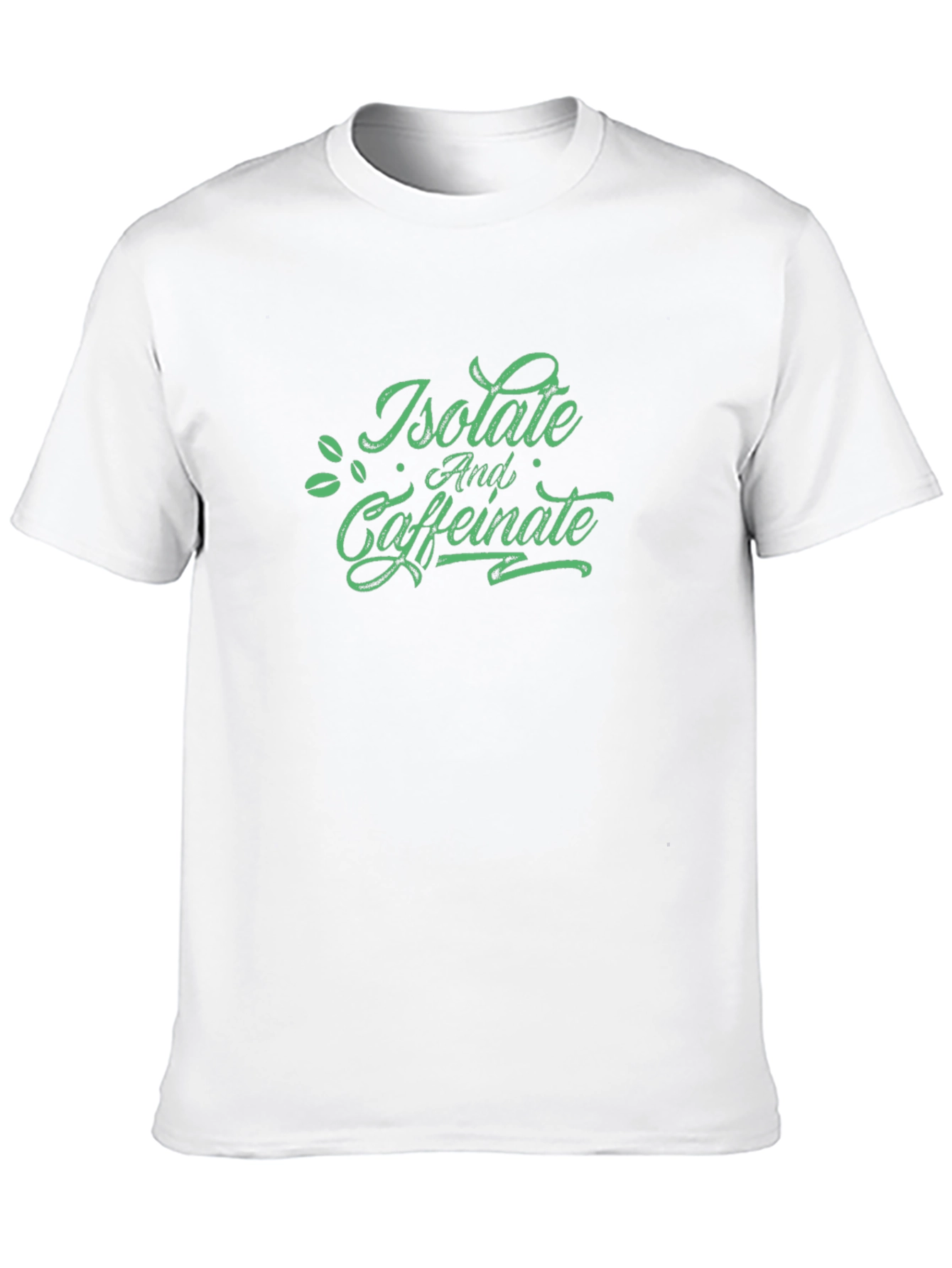 Black Isolate and Caffeinate Graphic T-Shirt - Black view 10