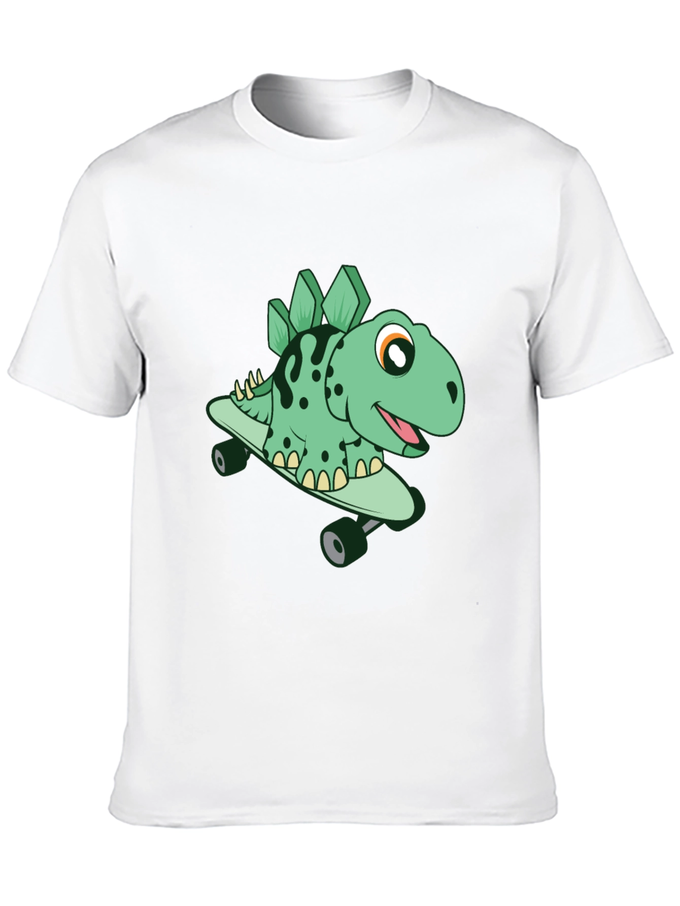 Black Skateboarding Dino T-Shirt view 10