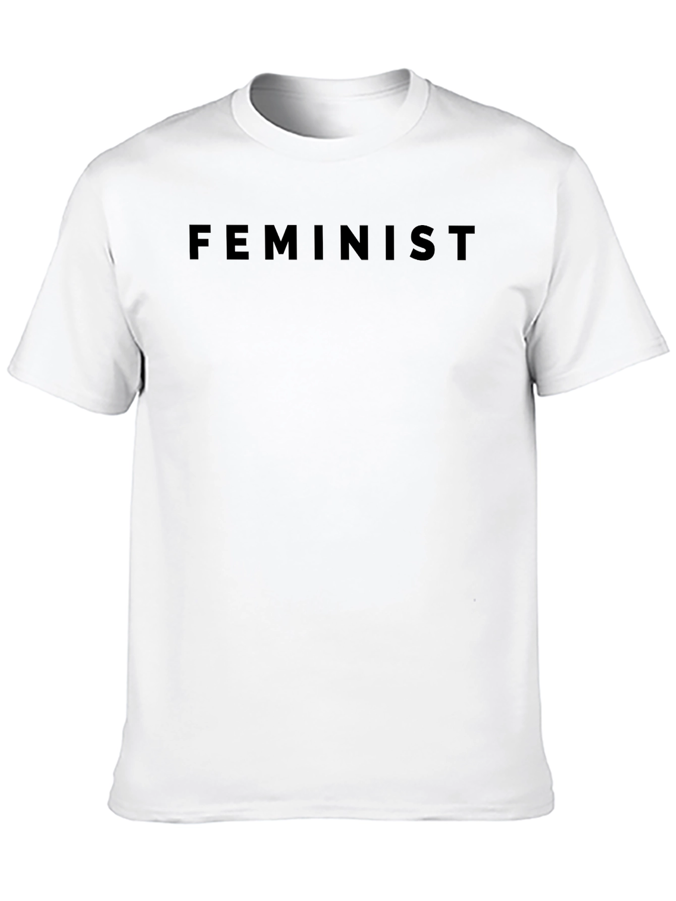 Black Feminist Black Crew Neck Tee view 10