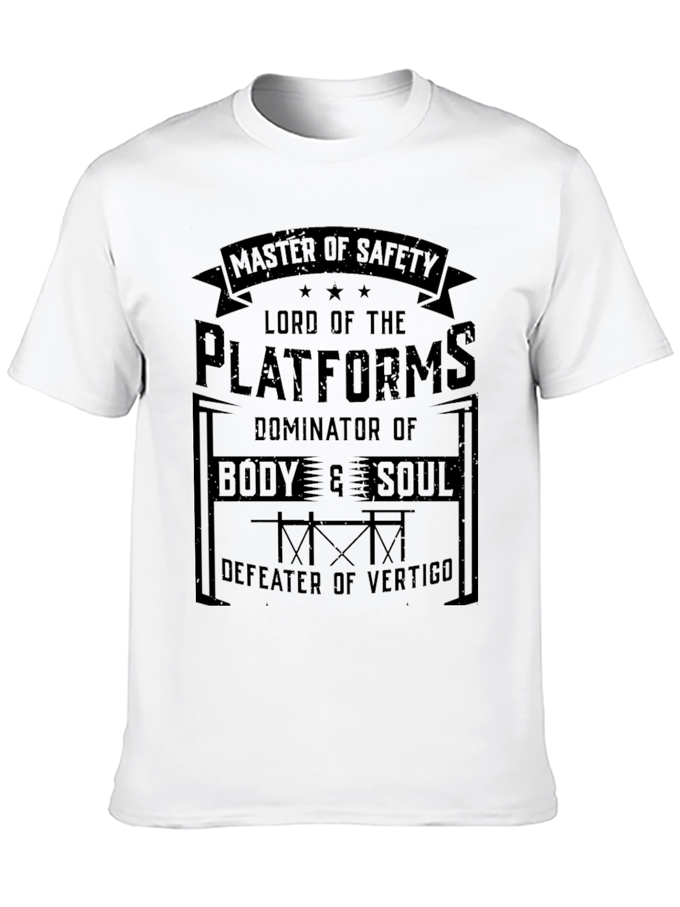 Black Master of Safety Tee: Platforms, Body & Soul view 10