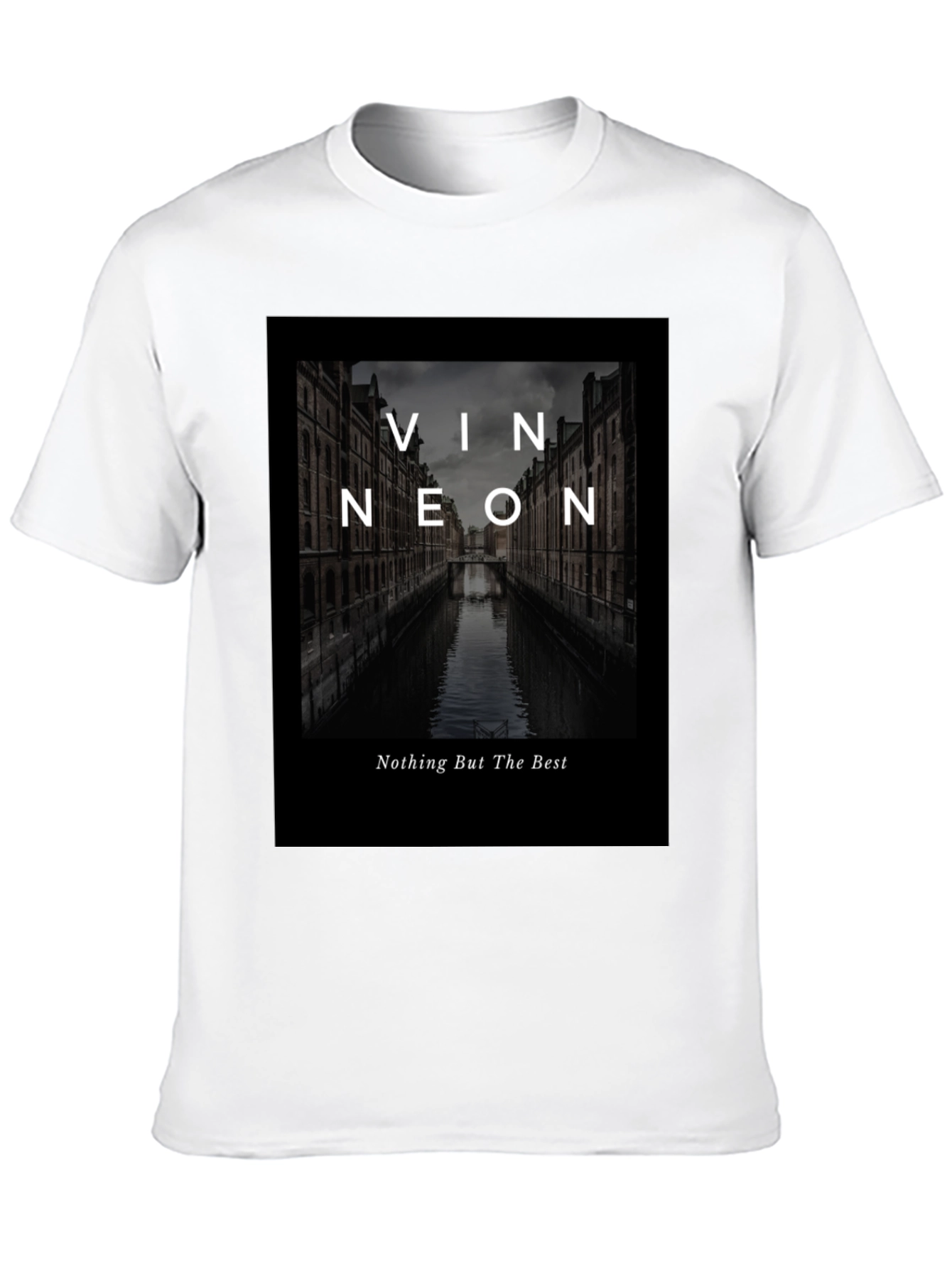 Black Vin Neon Graphic T-Shirt - Best Quality view 10