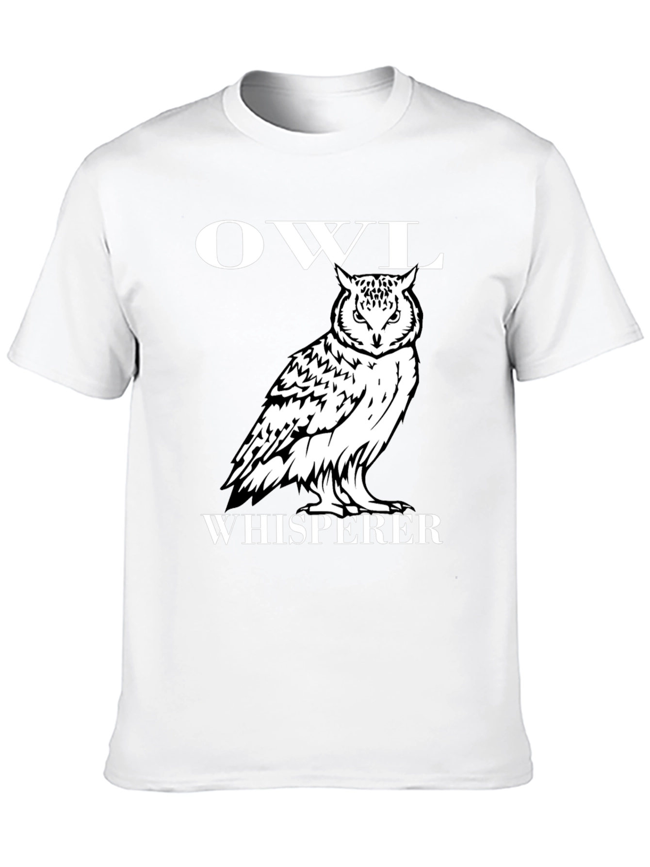 Black Owl Whisperer Graphic T-Shirt view 10