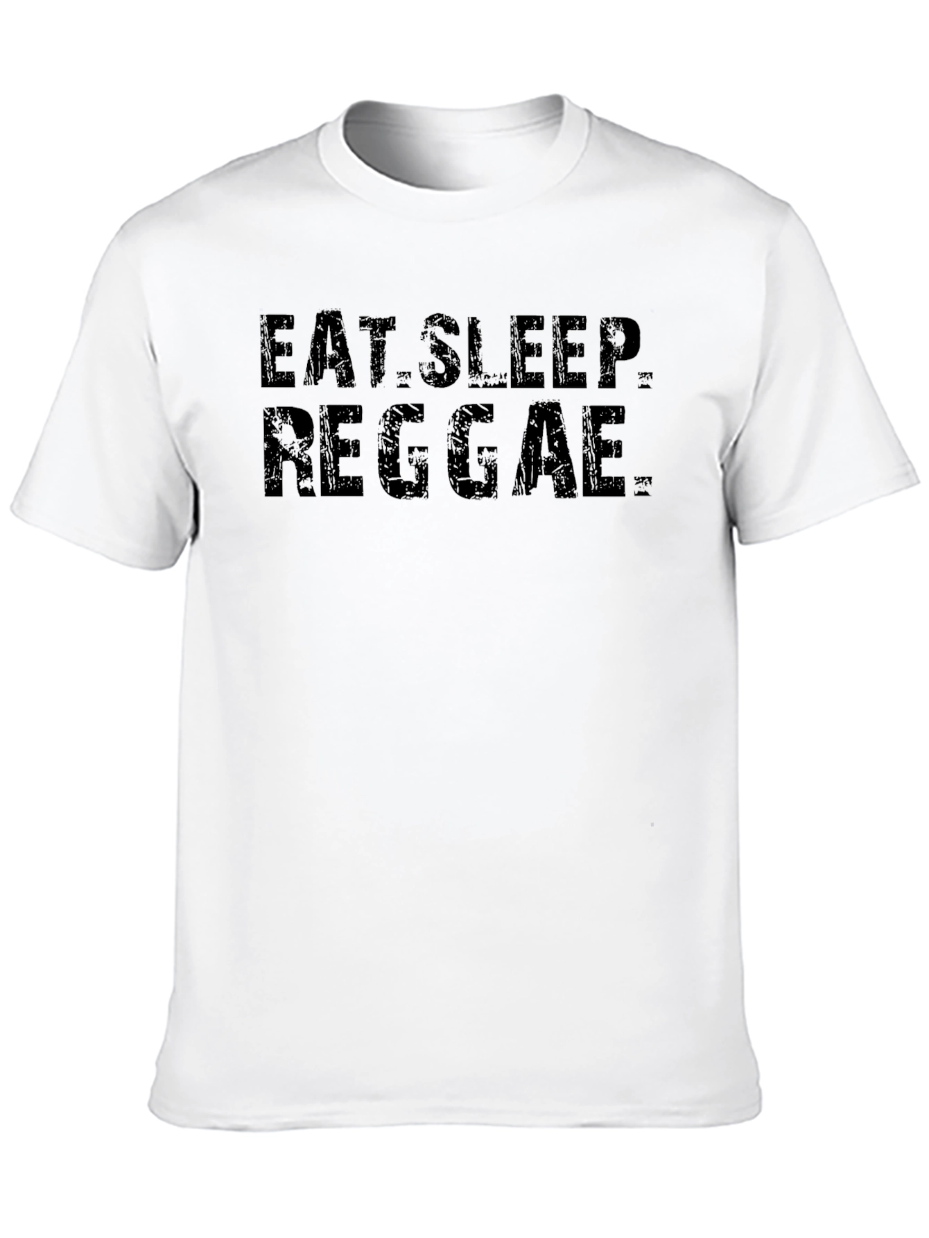 Black Eat Sleep Reggae T-Shirt - Stylish Graphic Tee view 10