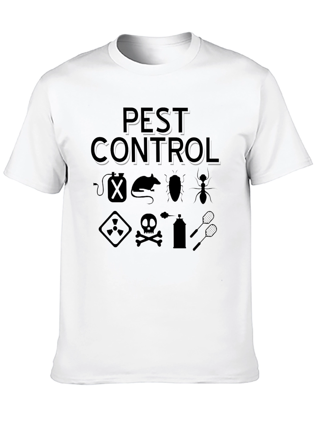 Black Pest Control Graphic T-Shirt view 10