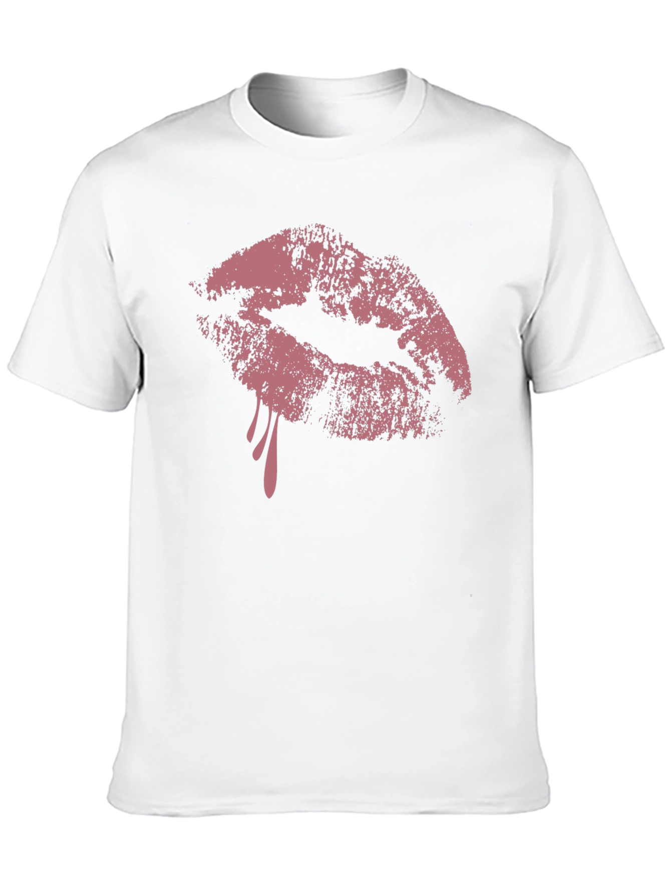 Black Kiss Mark Graphic T-Shirt view 10