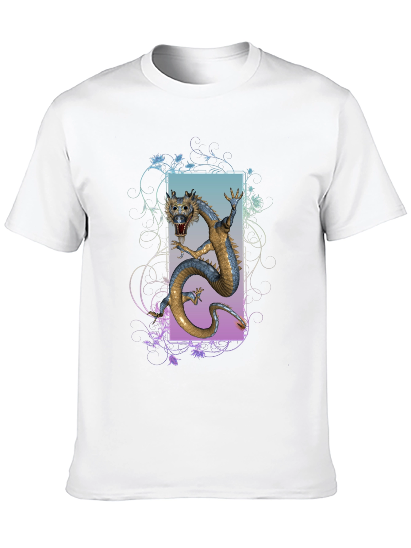 Black Dragon Graphic T-Shirt - Mythical Creature Tee view 10