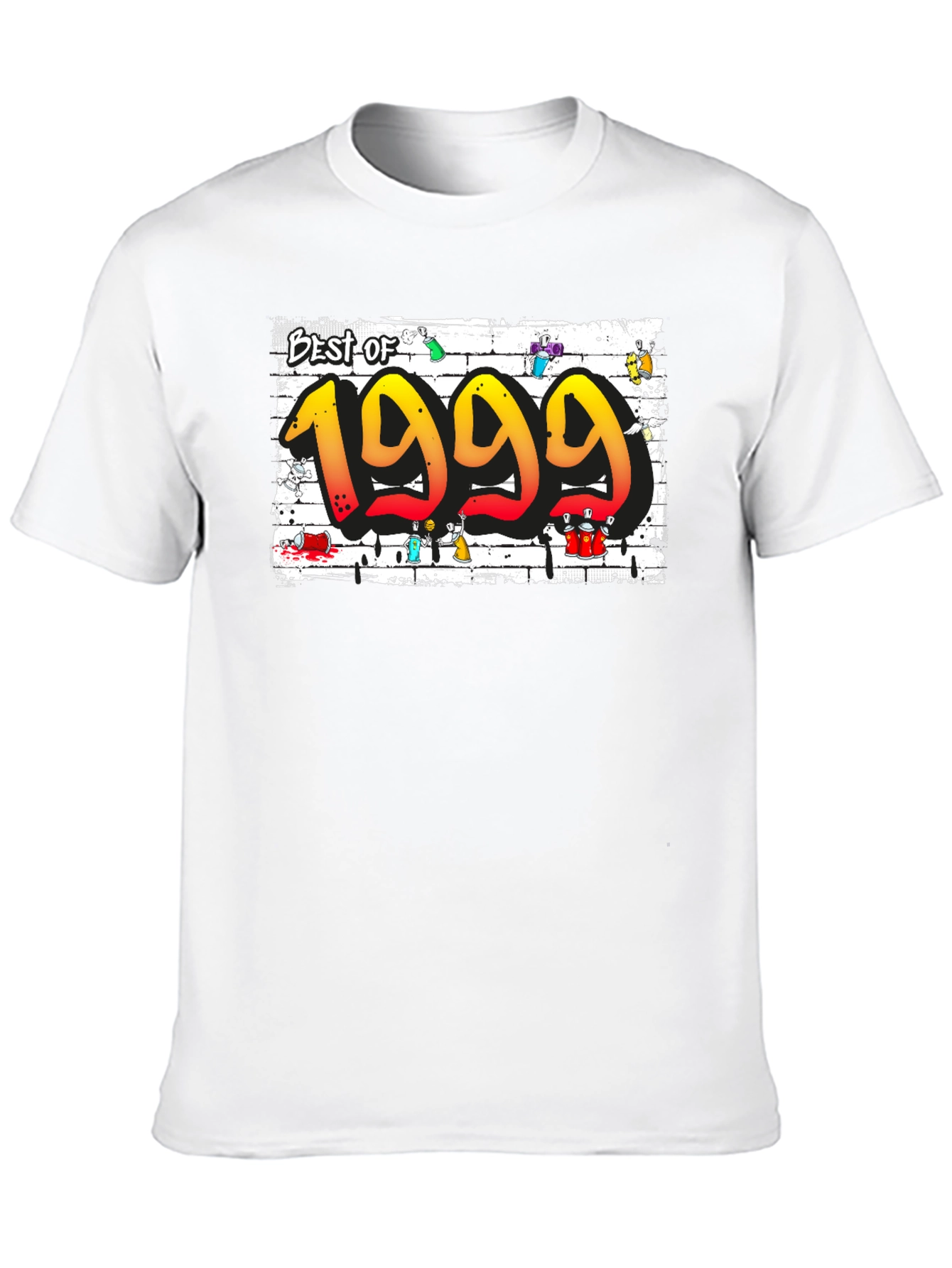 Black Best of 1999 Graphic Tee - Retro Style view 10