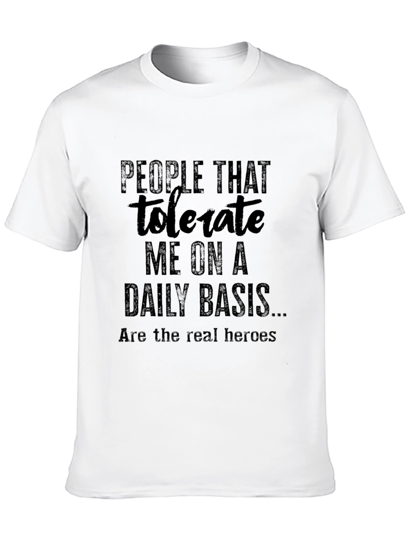 Black People That Tolerate Me T-Shirt view 10