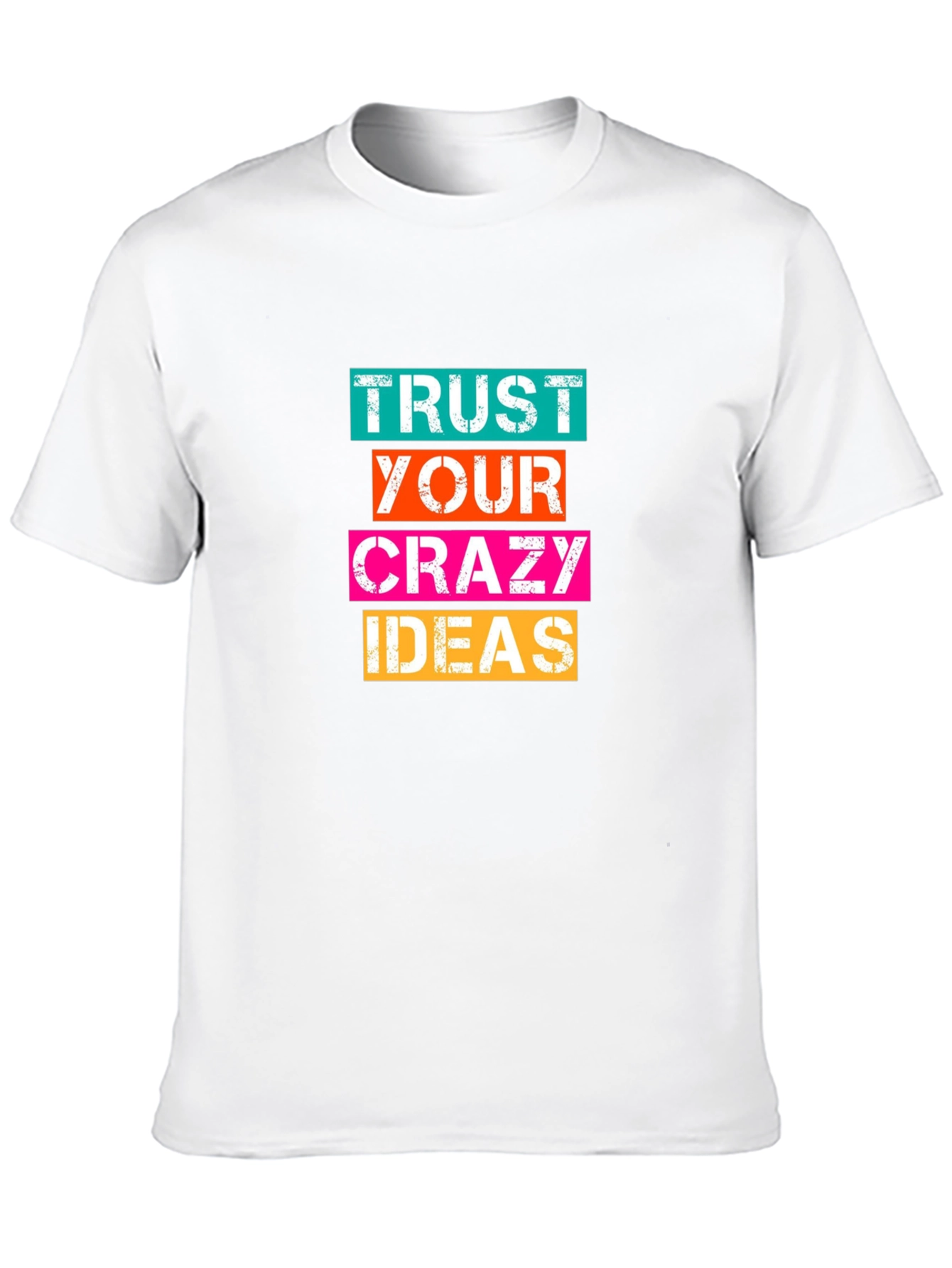 Black Trust Your Crazy Ideas Graphic Tee view 10
