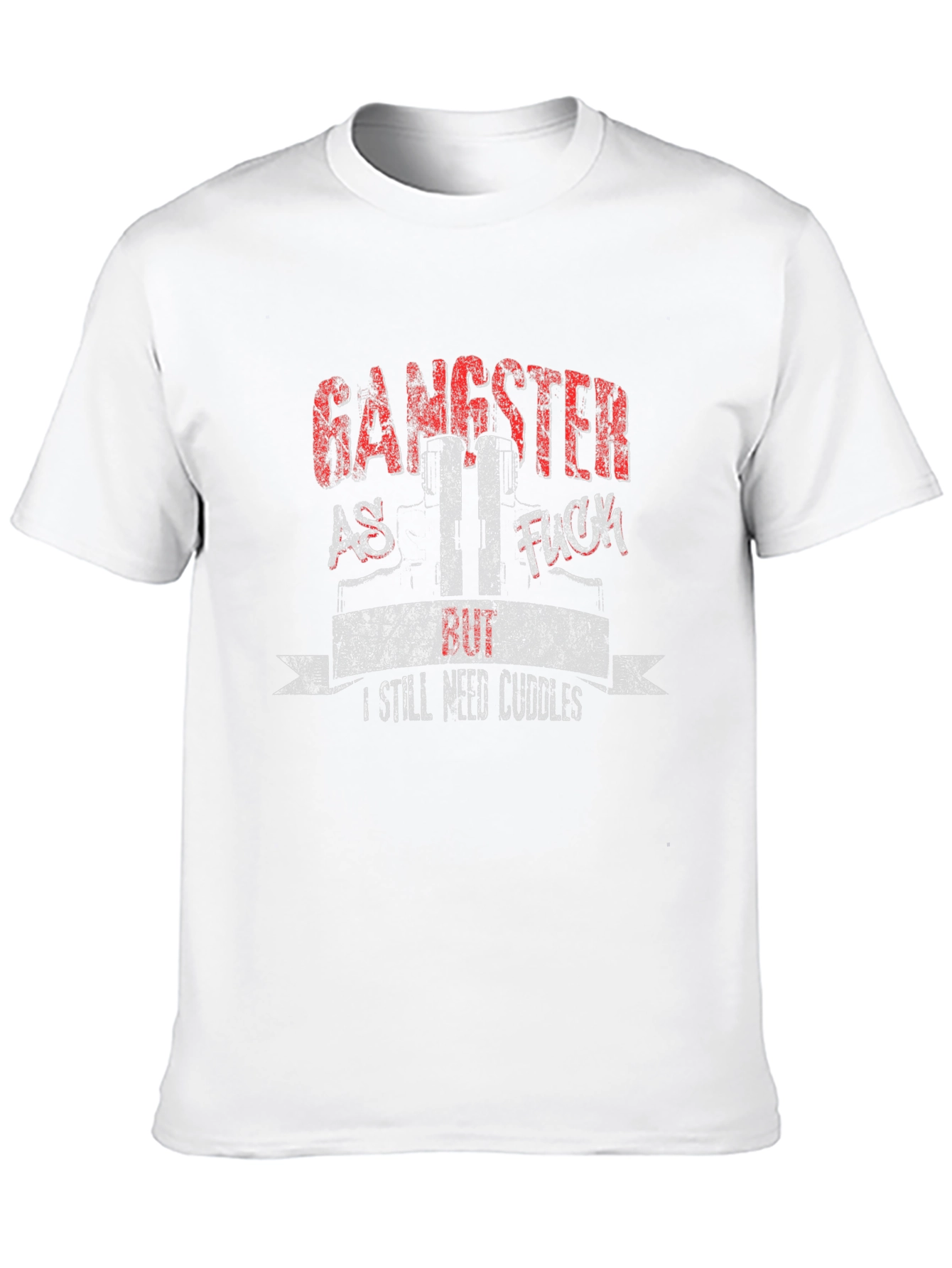Black Gangster But Cuddles Men's T-Shirt view 10