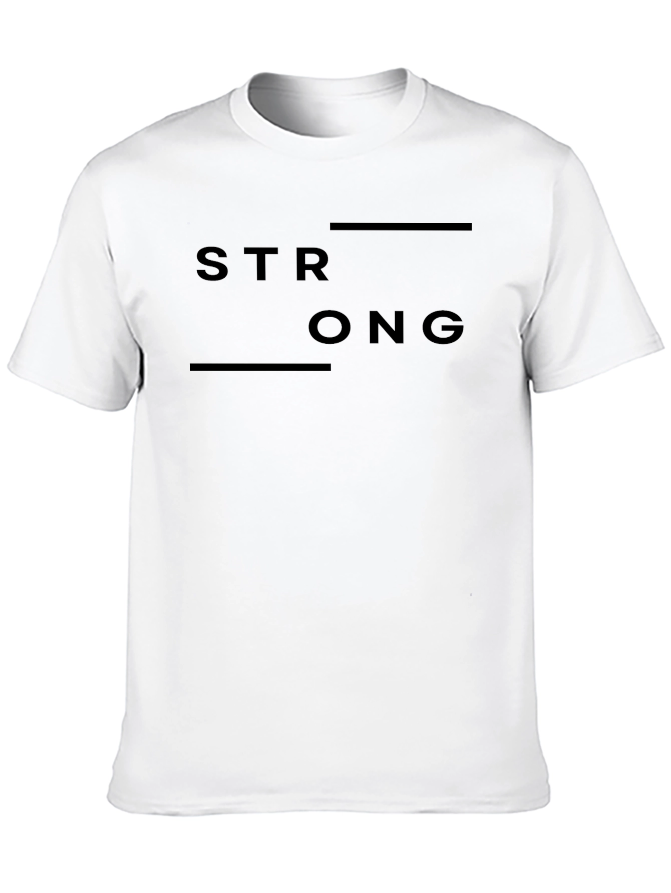 Black Strong Graphic Tee - Classic Black view 10