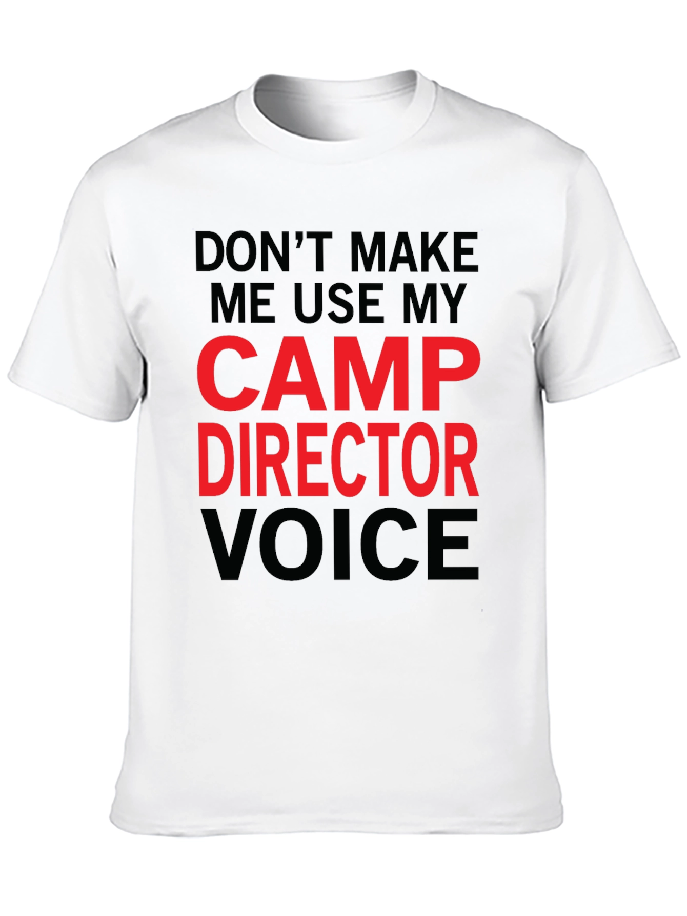 Black Camp Director T-Shirt - Funny Camping Gift view 10