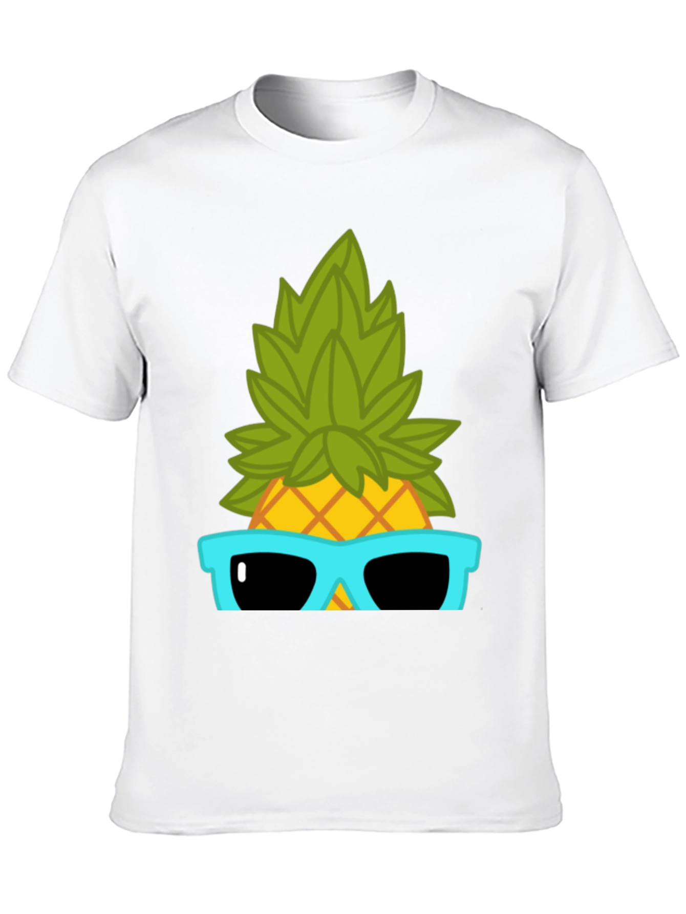 Black Cool Pineapple Graphic T-Shirt - Summer Vibes view 10