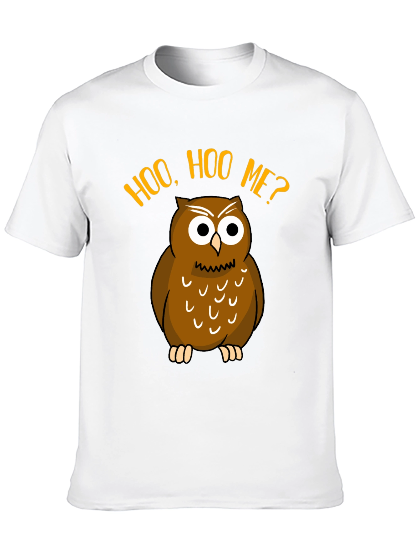 Black Funny Owl Graphic T-Shirt - Hoo, Hoo Me? view 10
