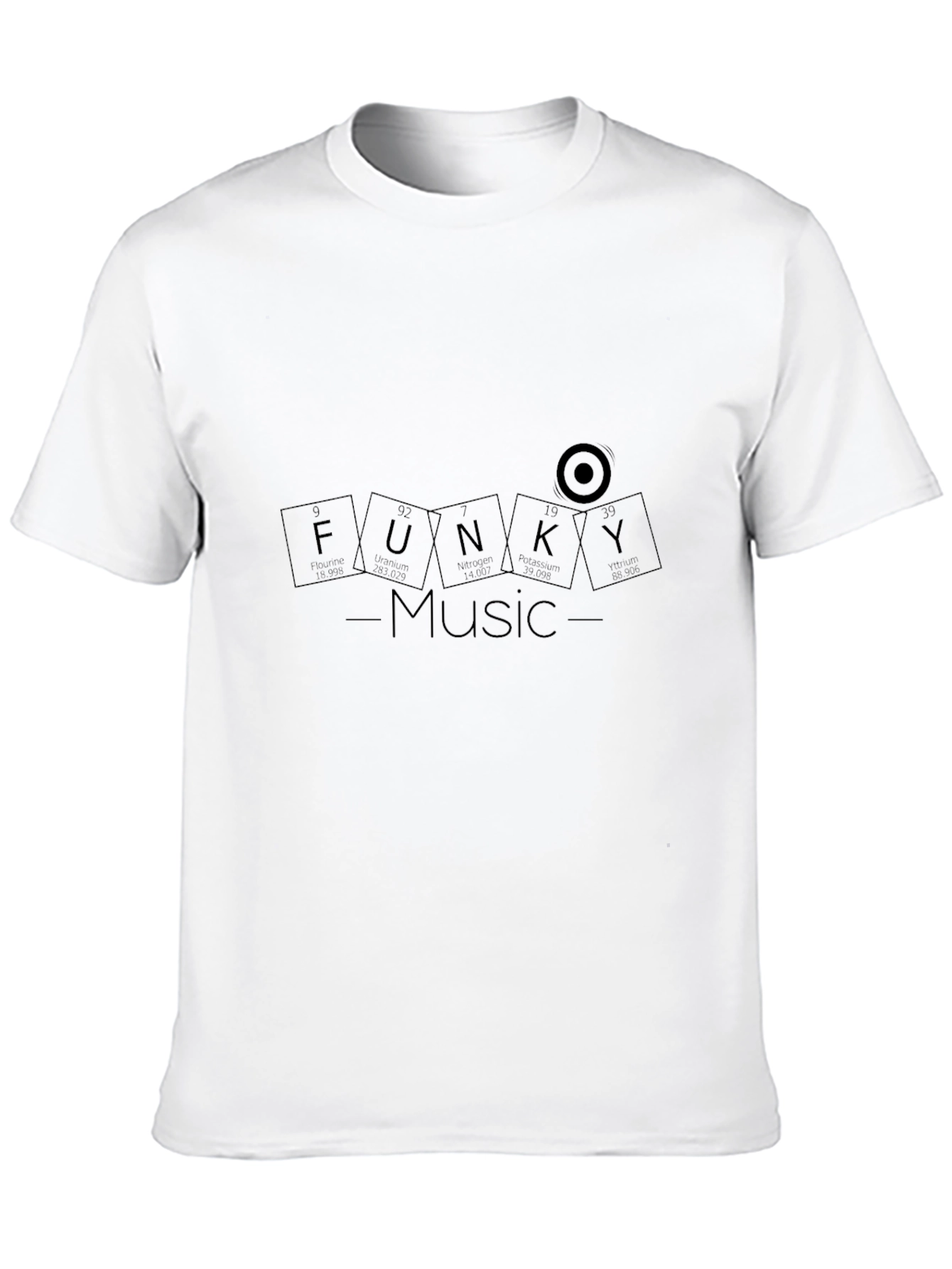 Black Funky Music Graphic Black Tee view 10