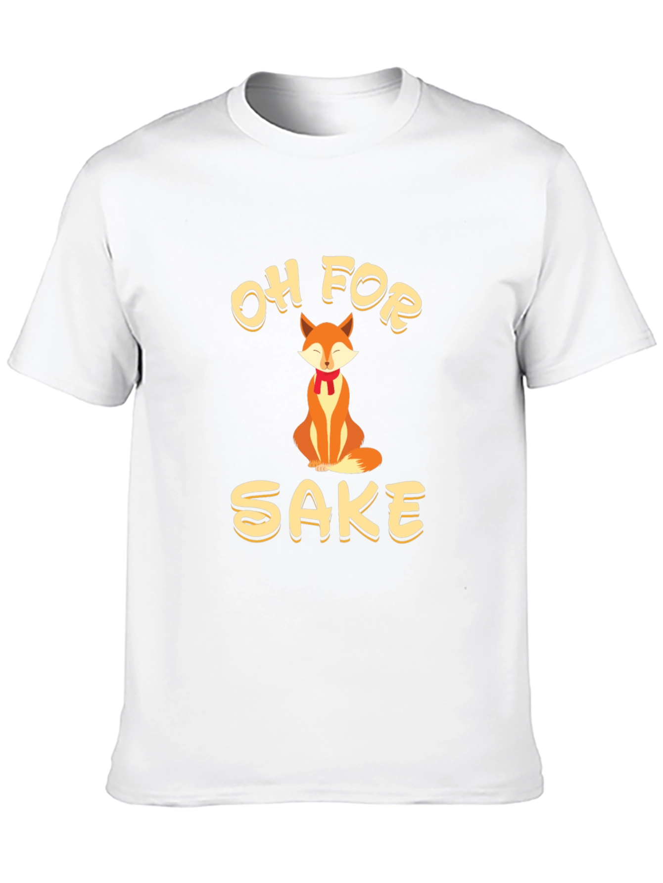 Black Oh For Fox Sake - Funny Graphic Tee view 10