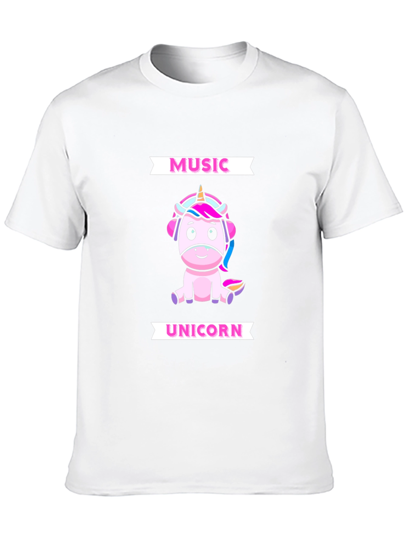 Black Music Unicorn Graphic T-Shirt view 10