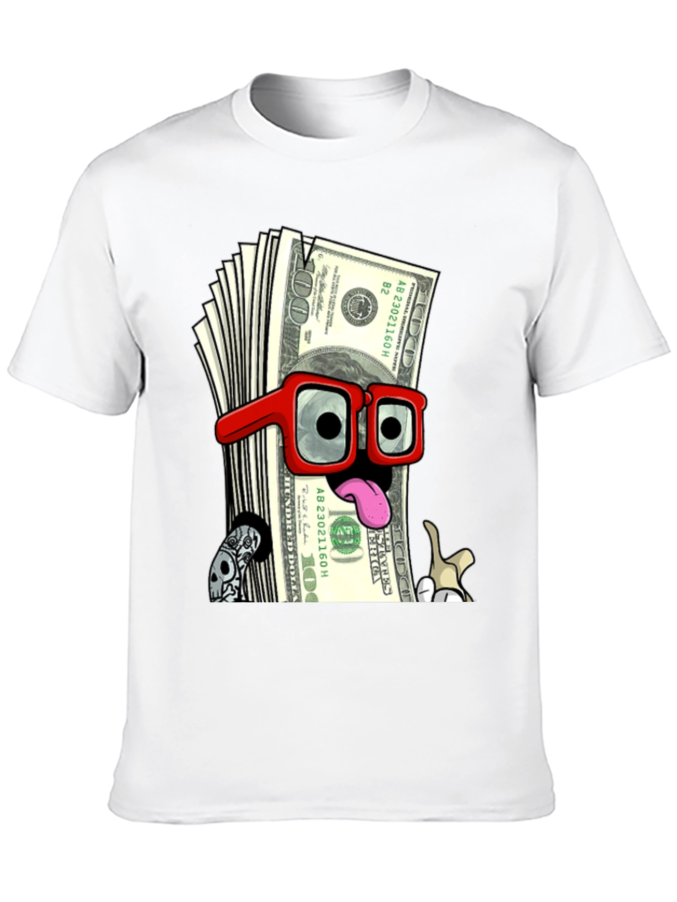 Black Money Man Graphic Tee view 10