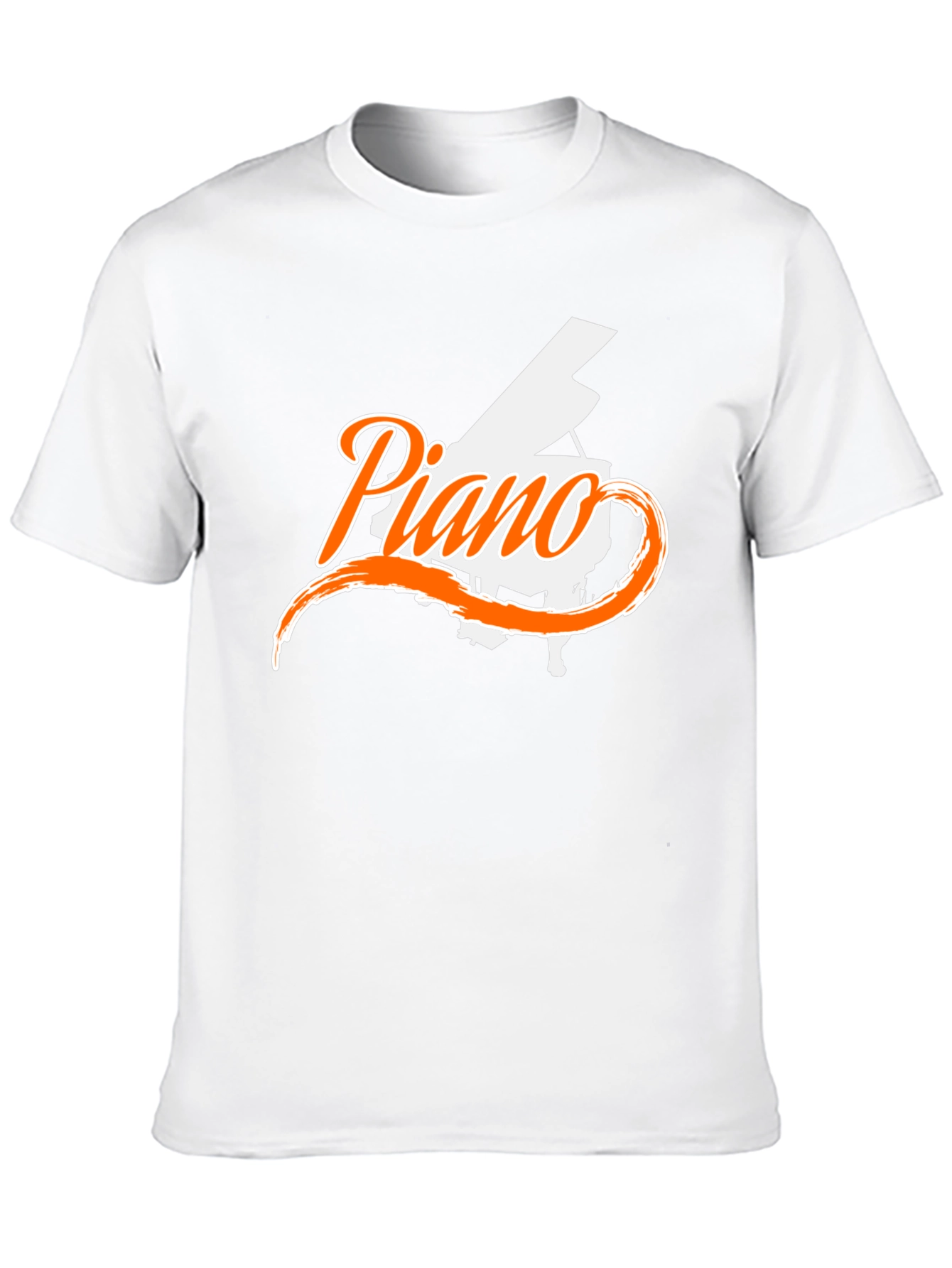 Black Piano Graphic Black T-Shirt view 10