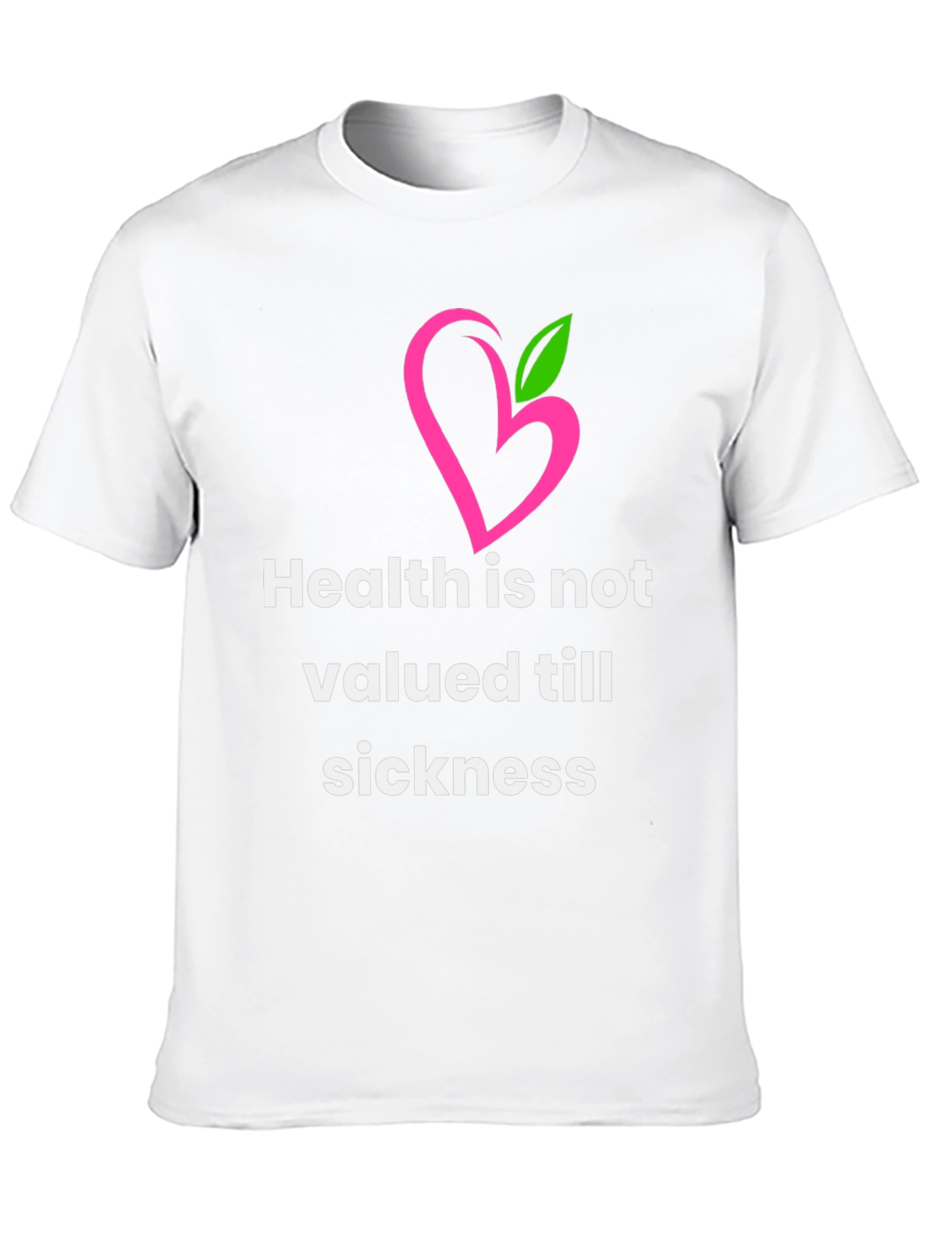 Black Health Quote Graphic Tee - Stylish & Meaningful view 10