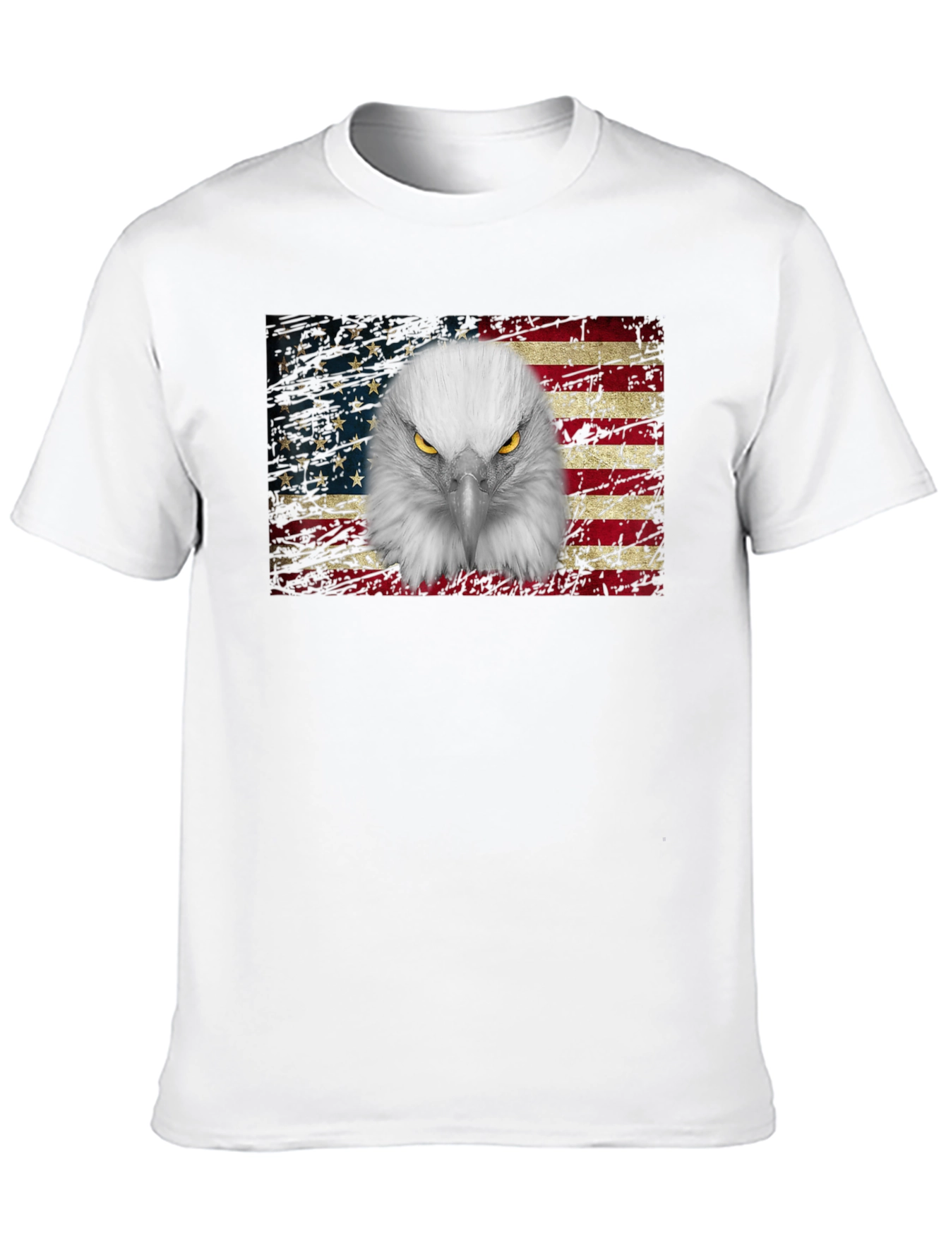 Black Eagle Flag Graphic T-Shirt view 10