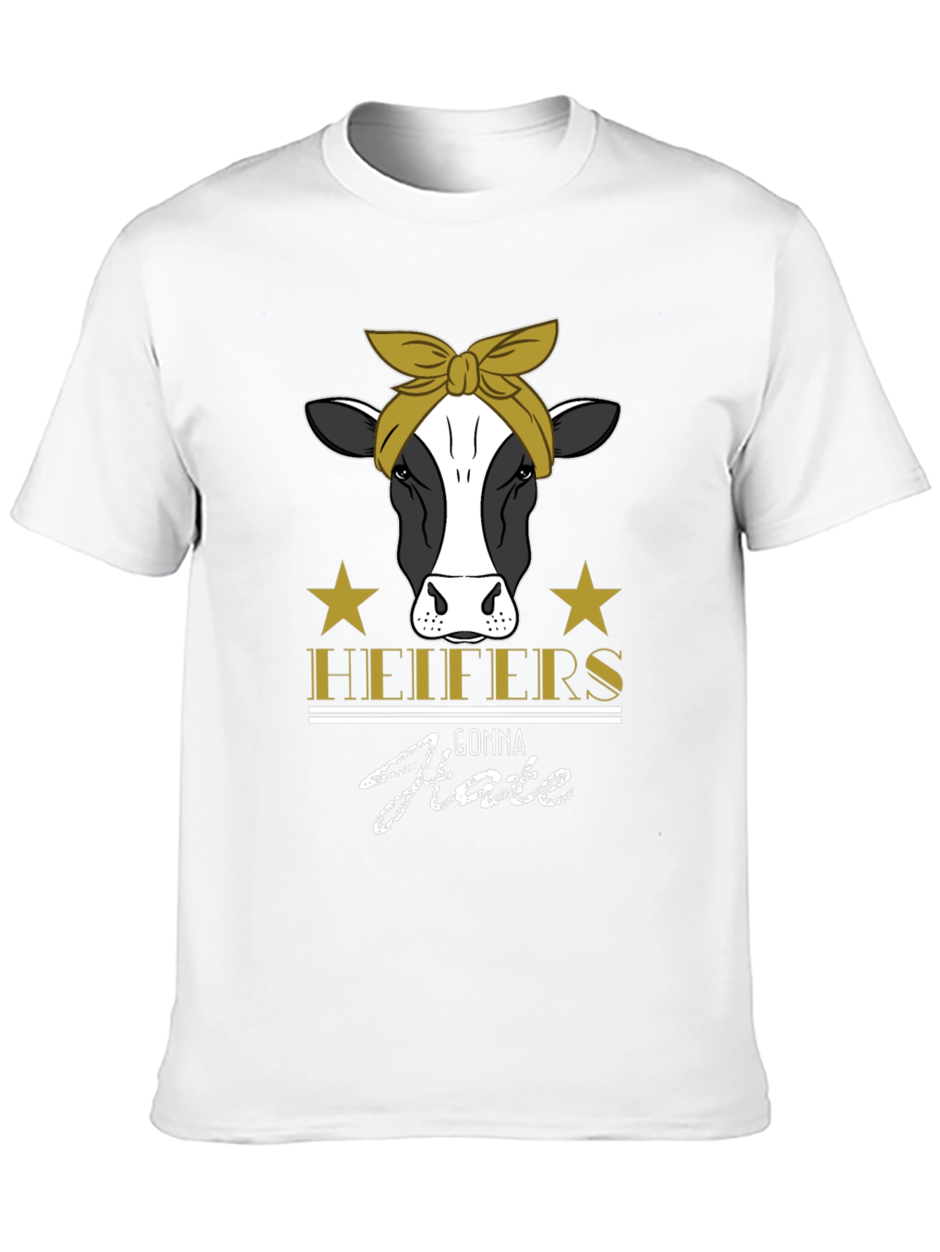 Black Heifers Gonna Hate Graphic T-Shirt - Black Cotton view 10