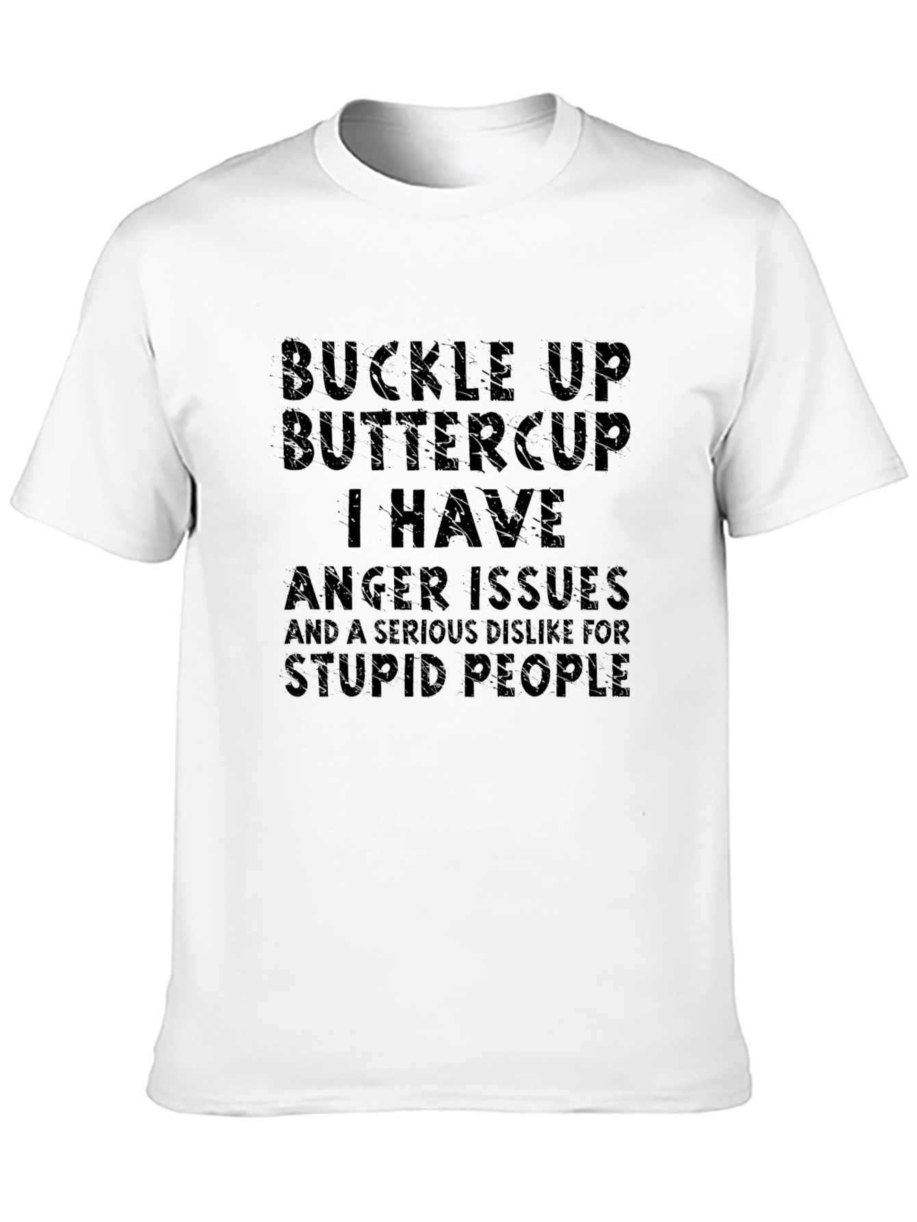 Black Buckle Up Buttercup T-Shirt view 10