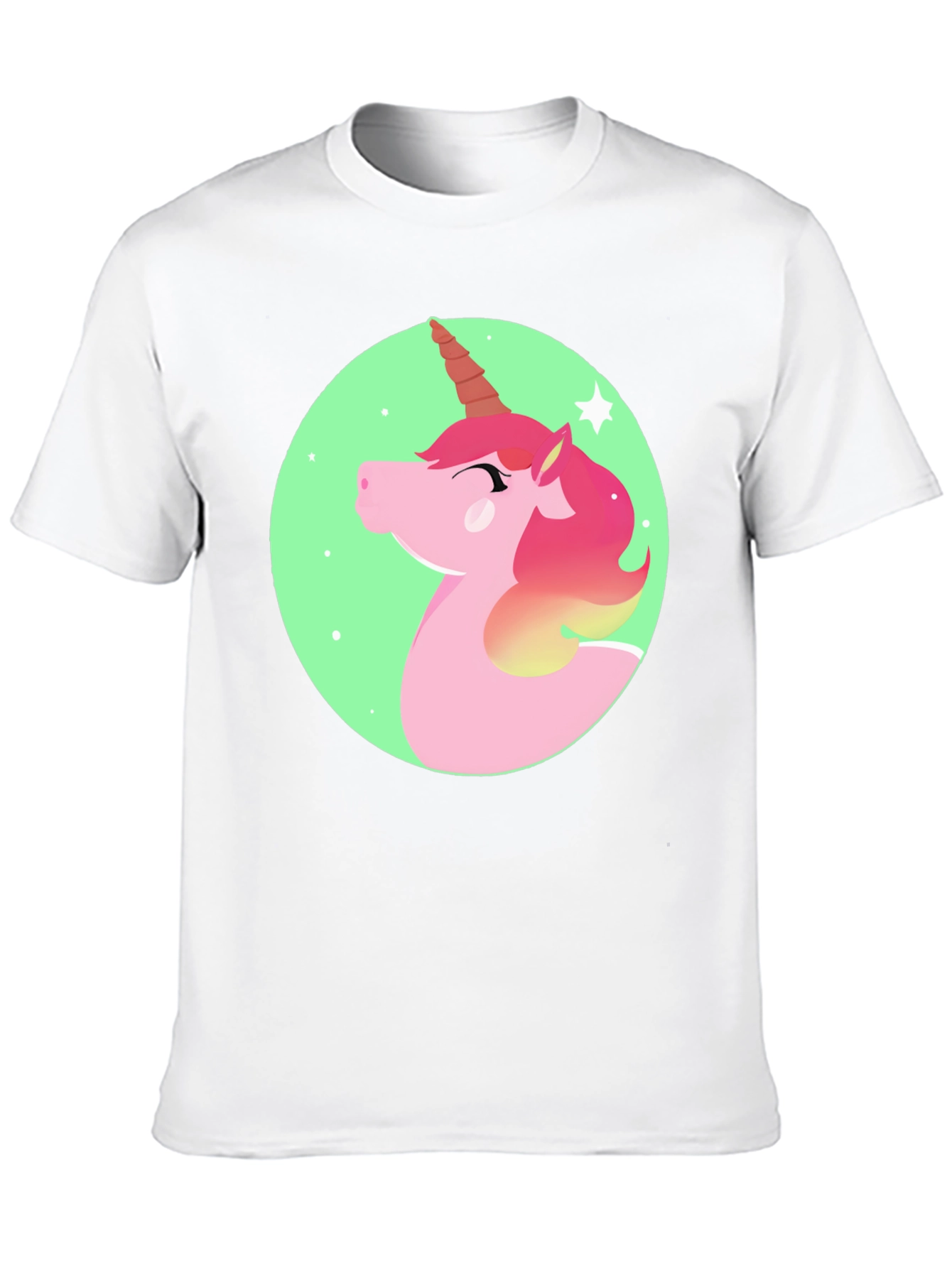 Black Unicorn Graphic Print T-Shirt view 10