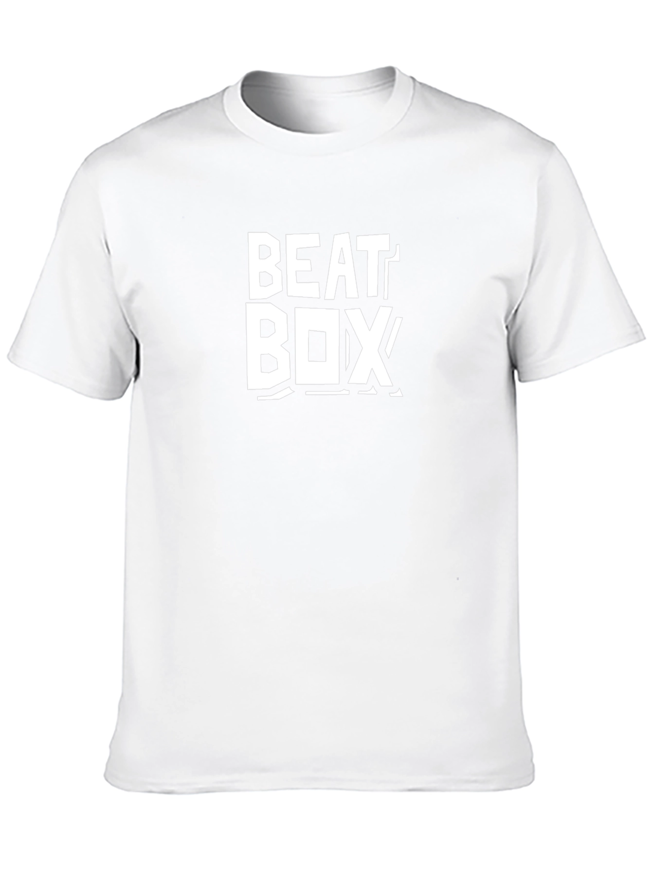 Black Beat Box Graphic Tee - Classic Black Cotton T-Shirt view 10