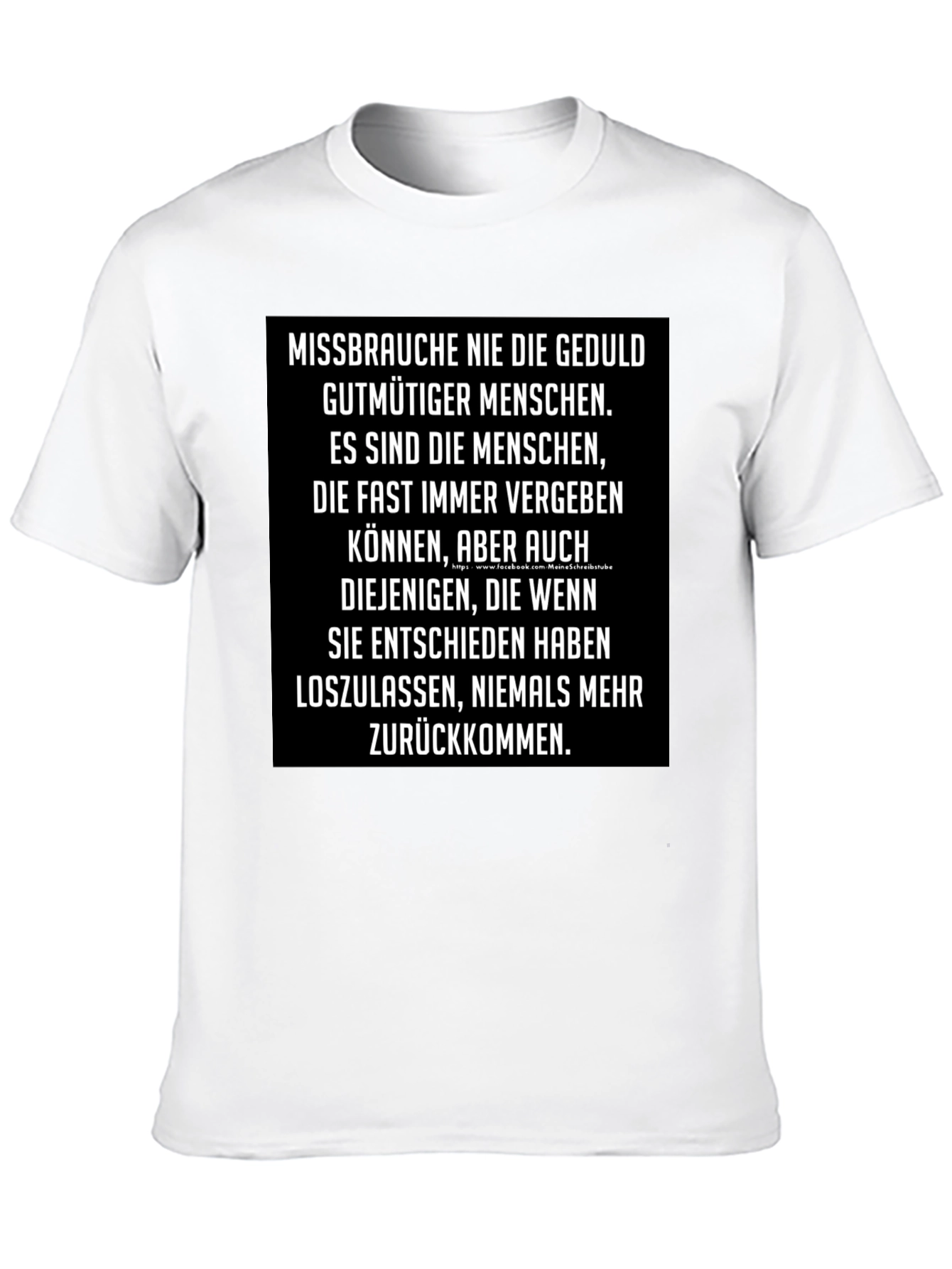 Black Men's Graphic T-Shirt - German Quote view 10