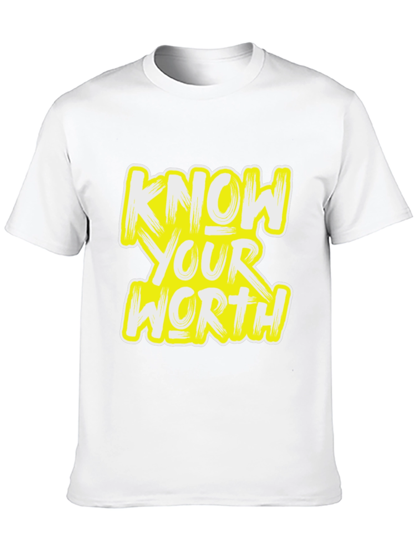 Black Know Your Worth Graphic T-Shirt - Black view 10