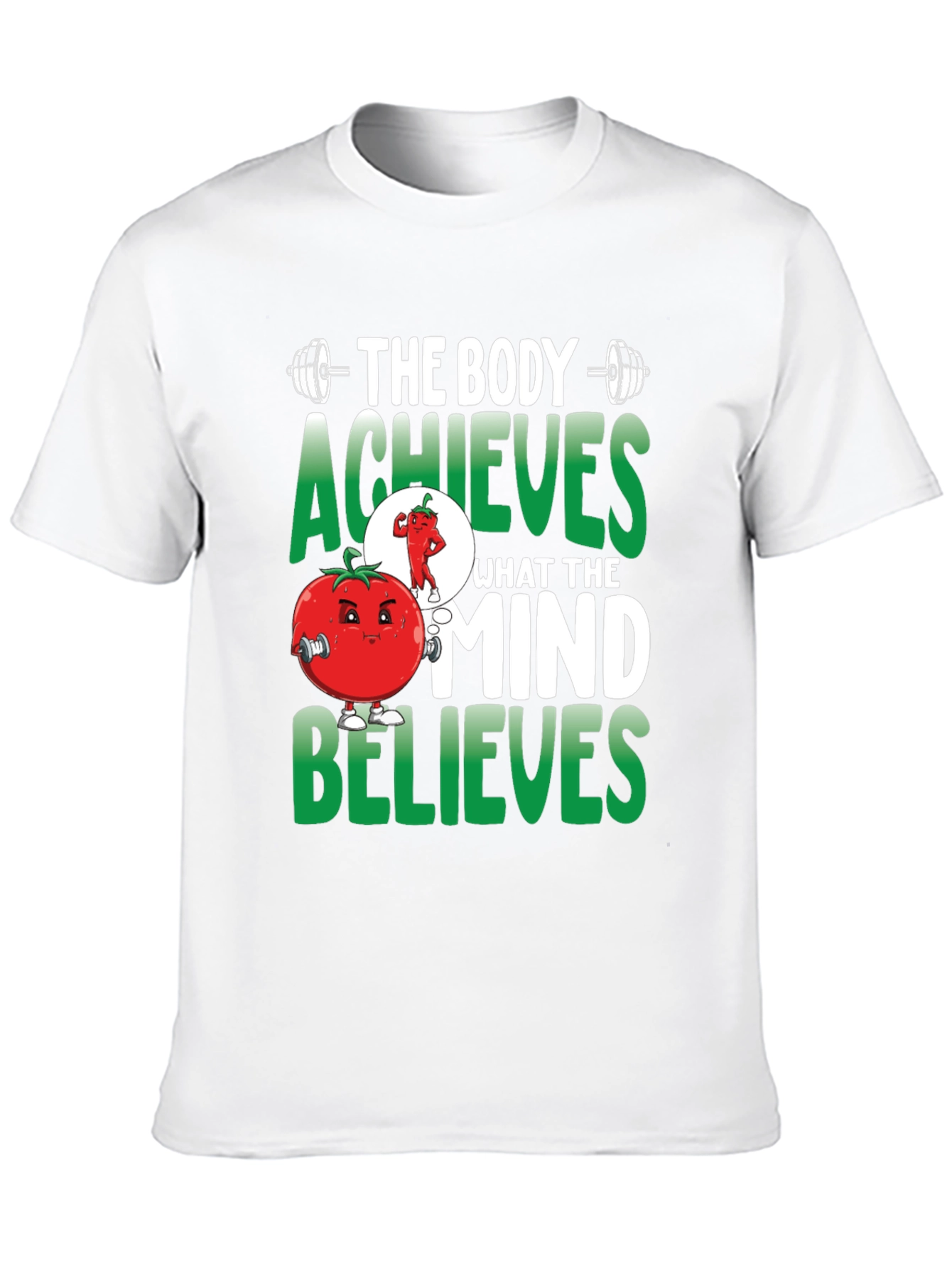 Black Body Achieves Mind Believes T-Shirt view 10