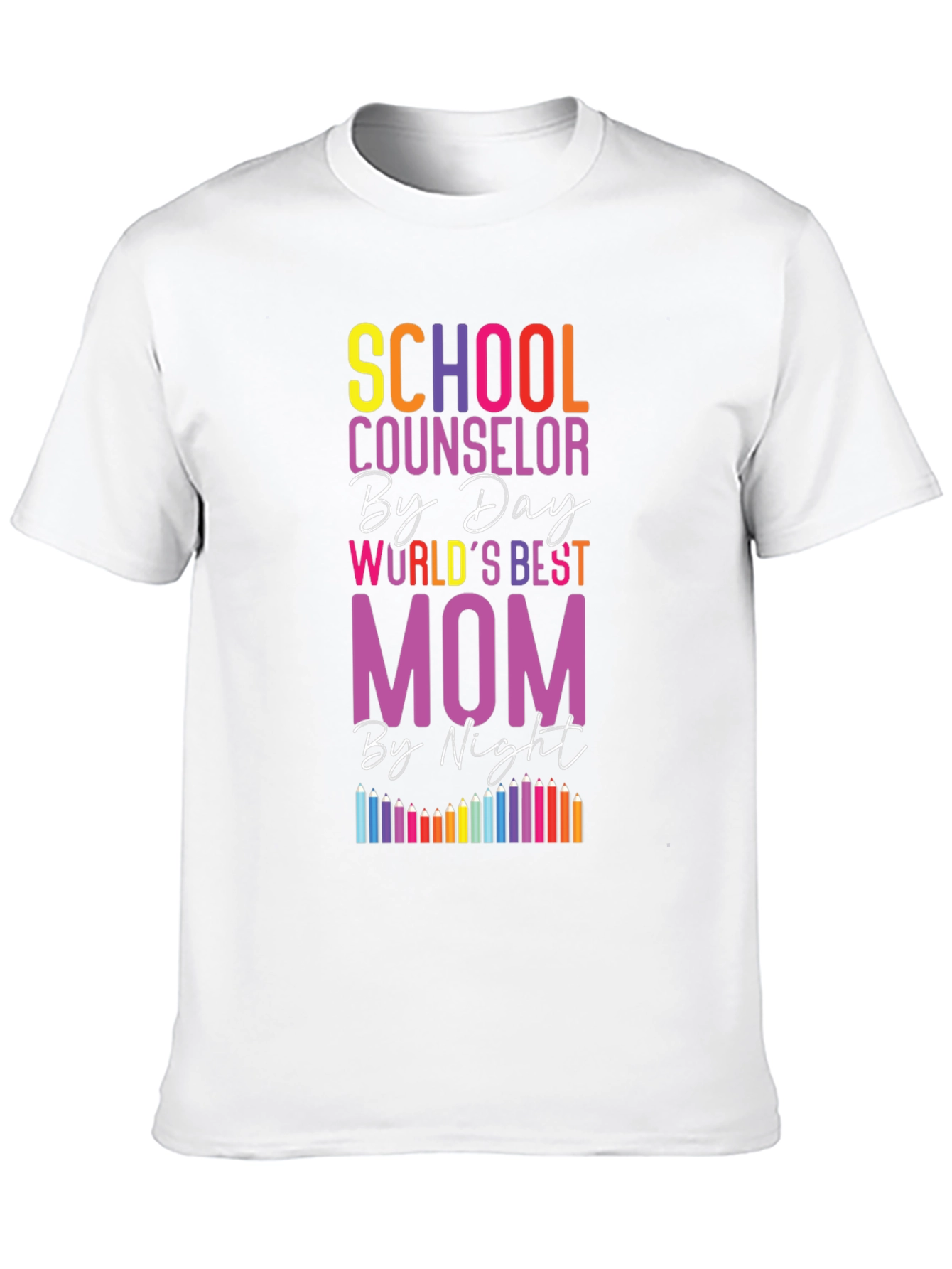 Black School Counselor Mom T-Shirt view 10
