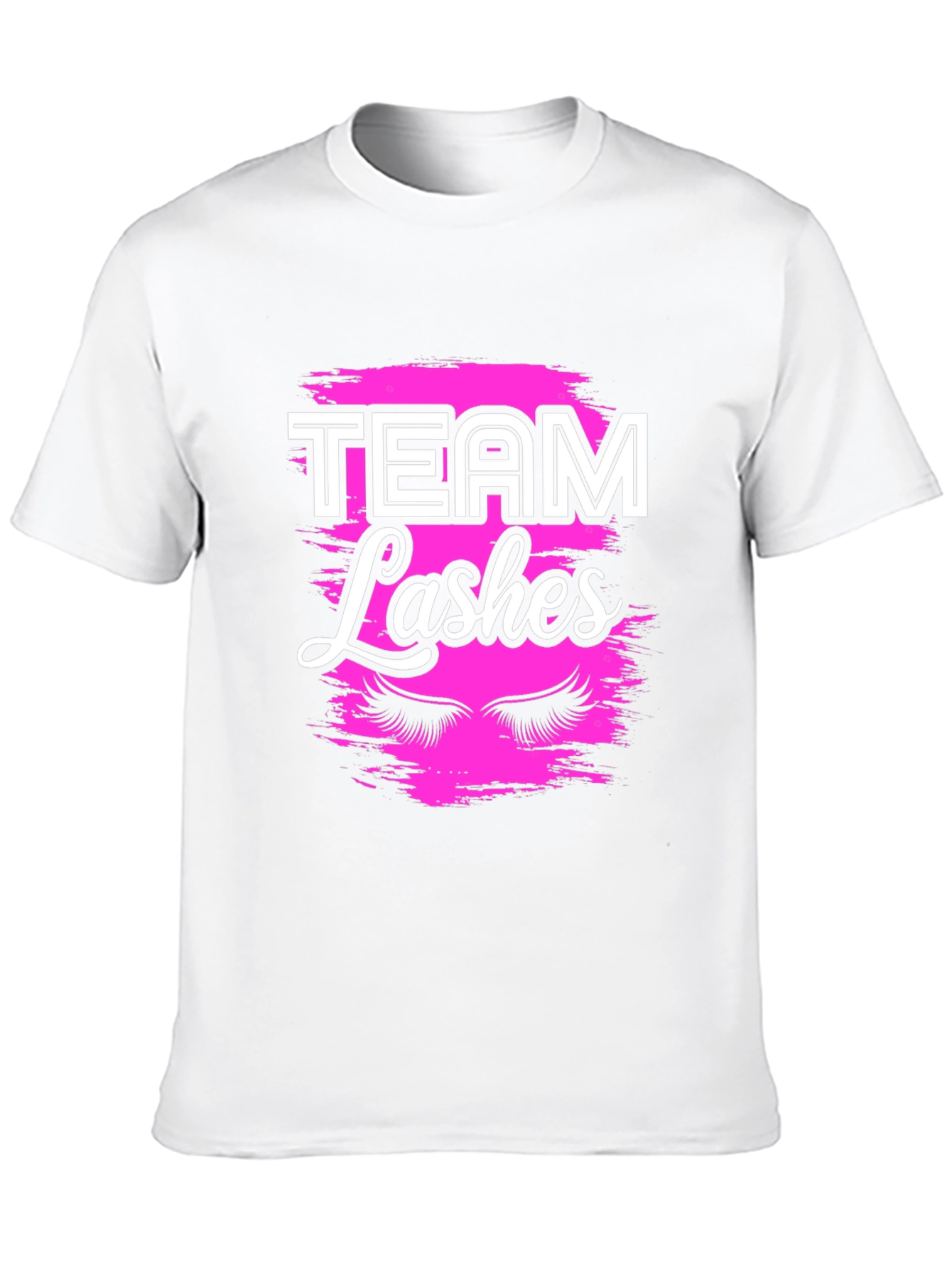 Black Team Lashes Graphic T-Shirt - Beauty Squad Tee view 10